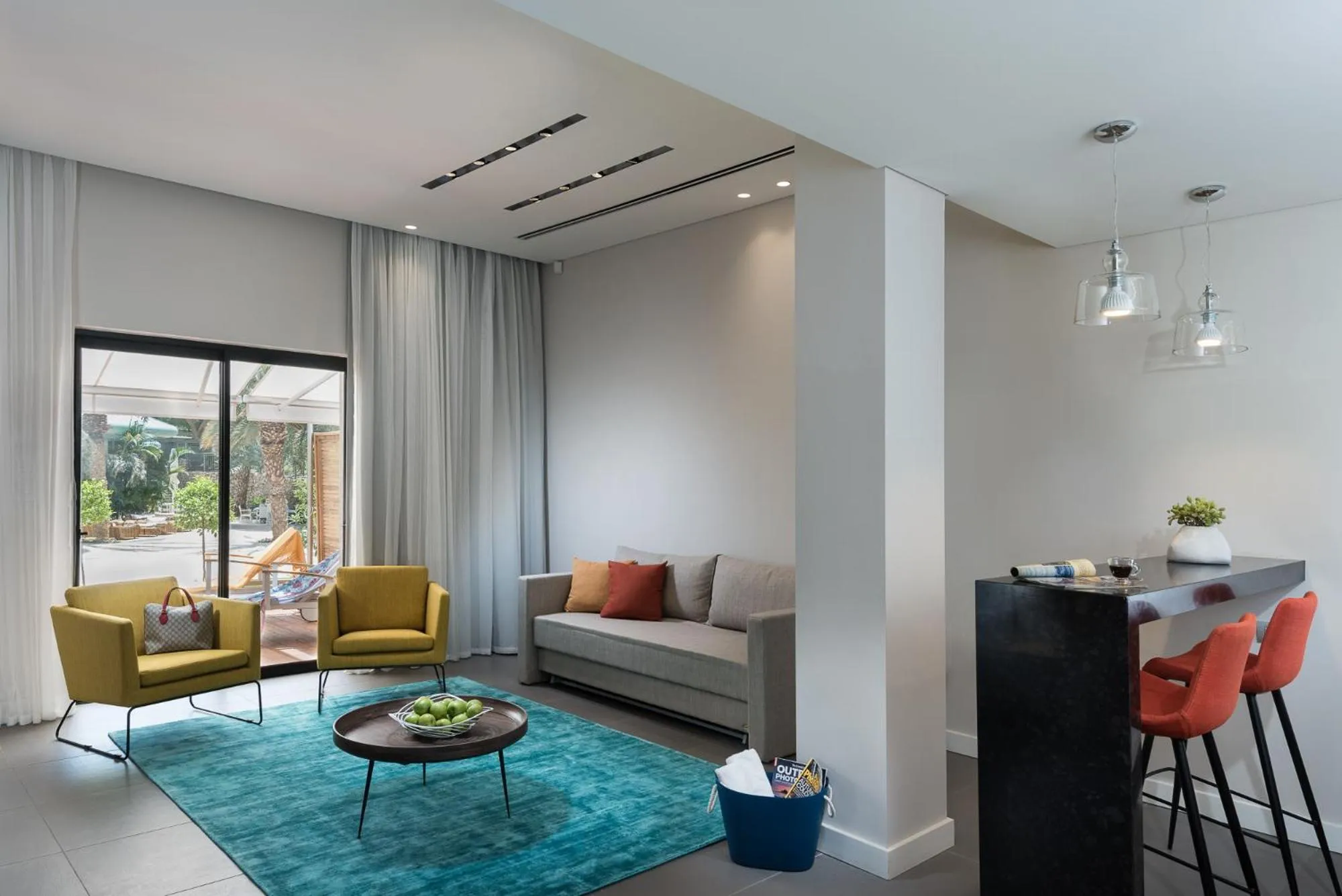 Living room in Oasis Spa Club Dead Sea Hotel - 18 years Plus