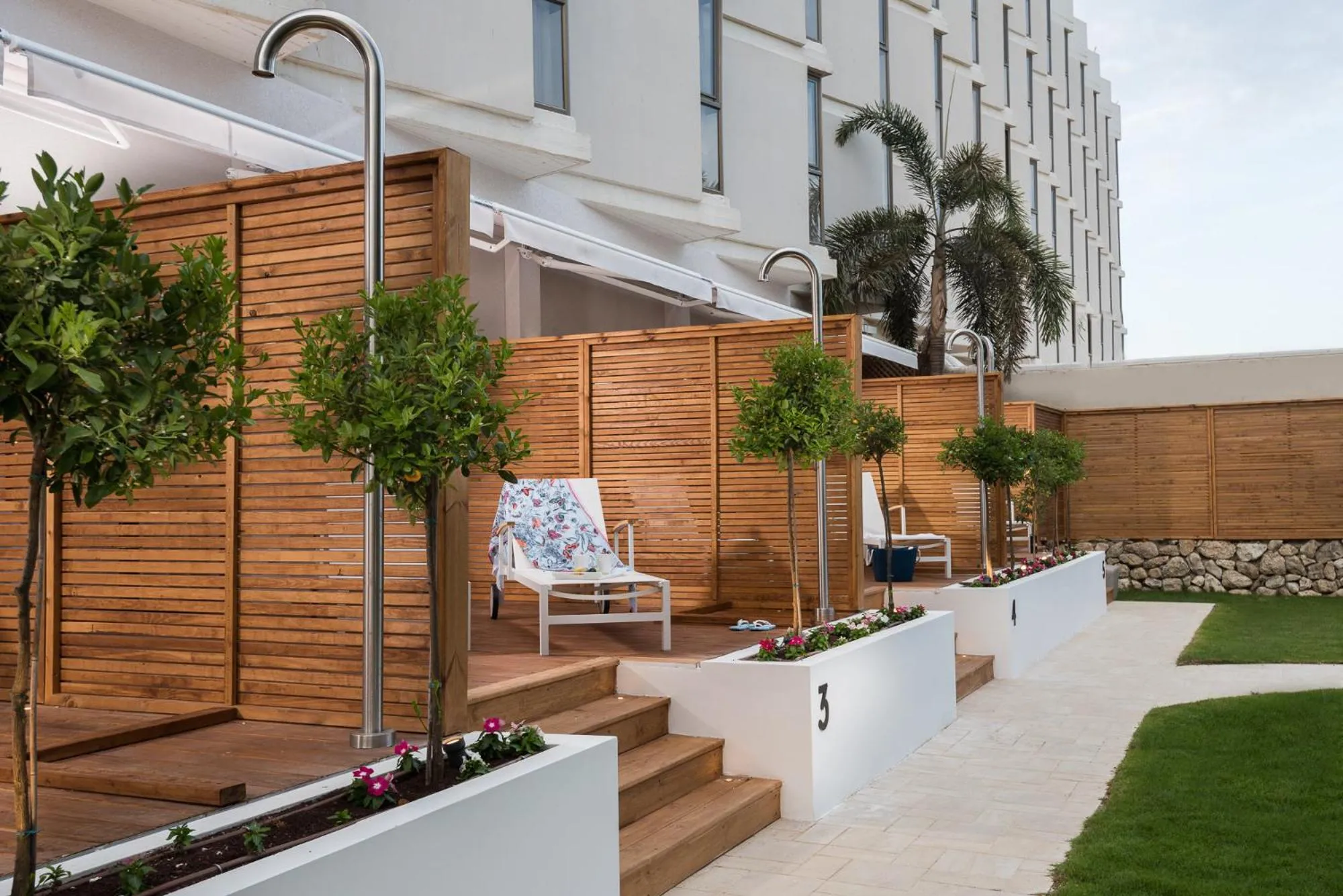 Patio in Oasis Spa Club Dead Sea Hotel - 18 years Plus