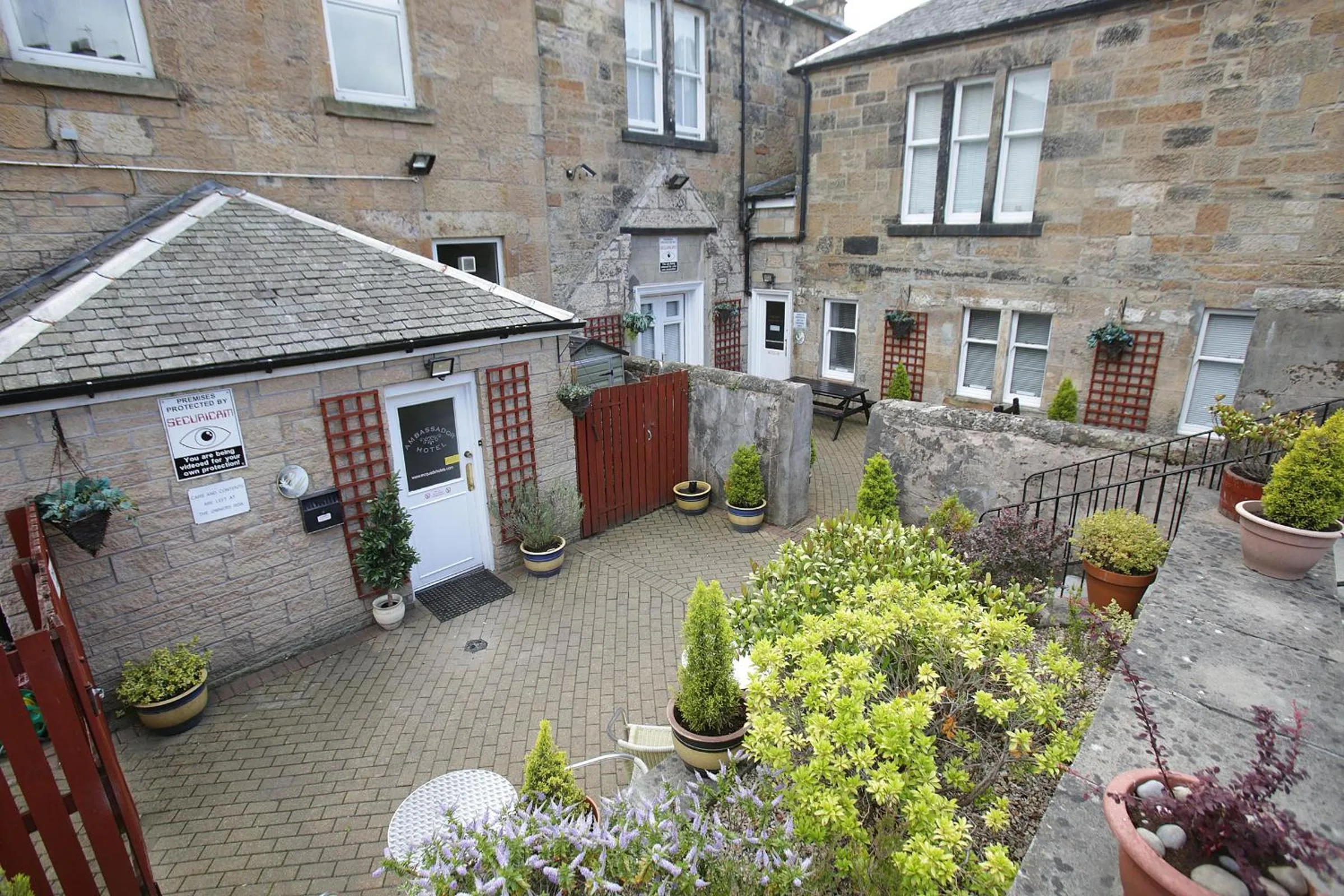 Patio in Ambassador Hotel