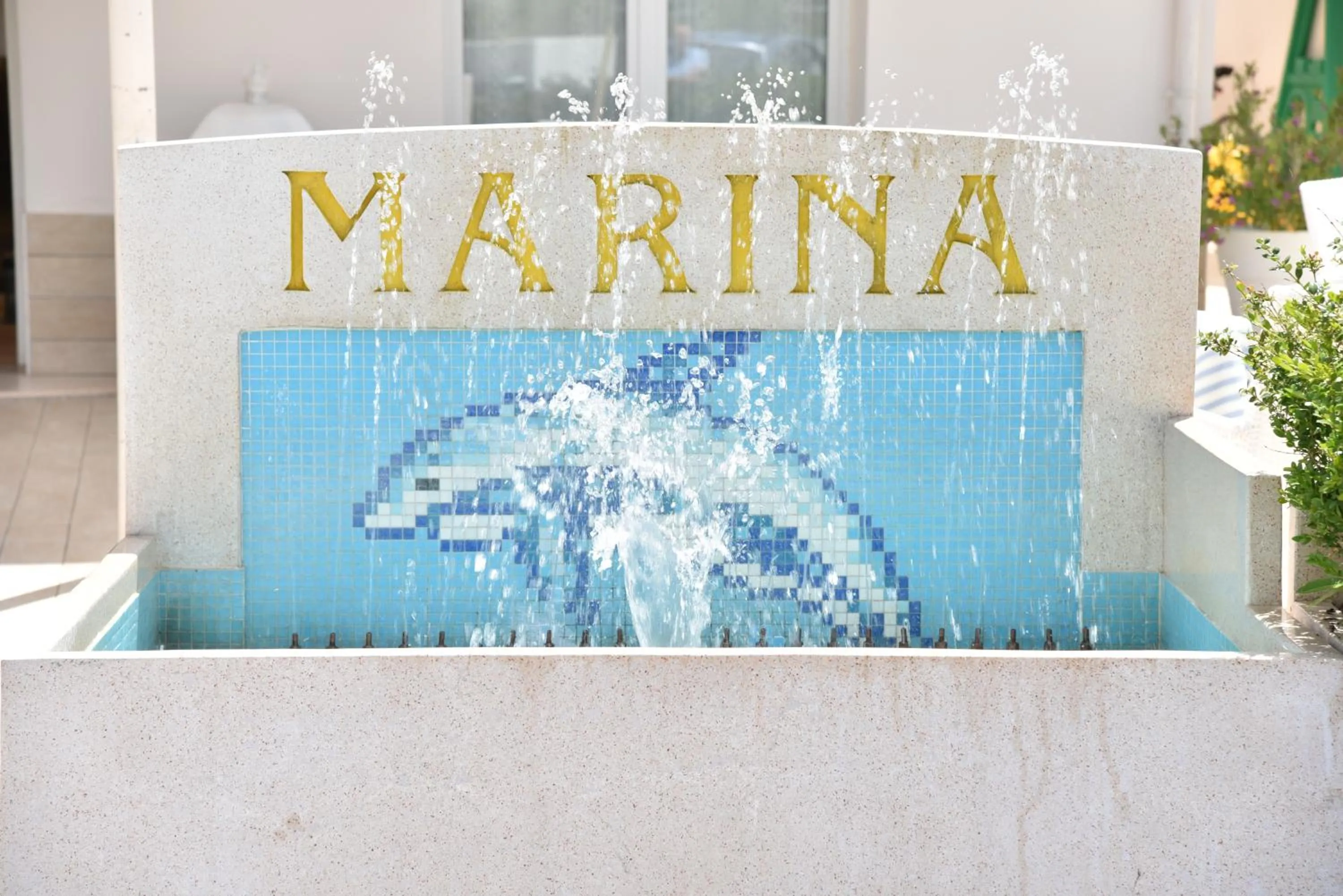 Property logo or sign in Hotel Marina