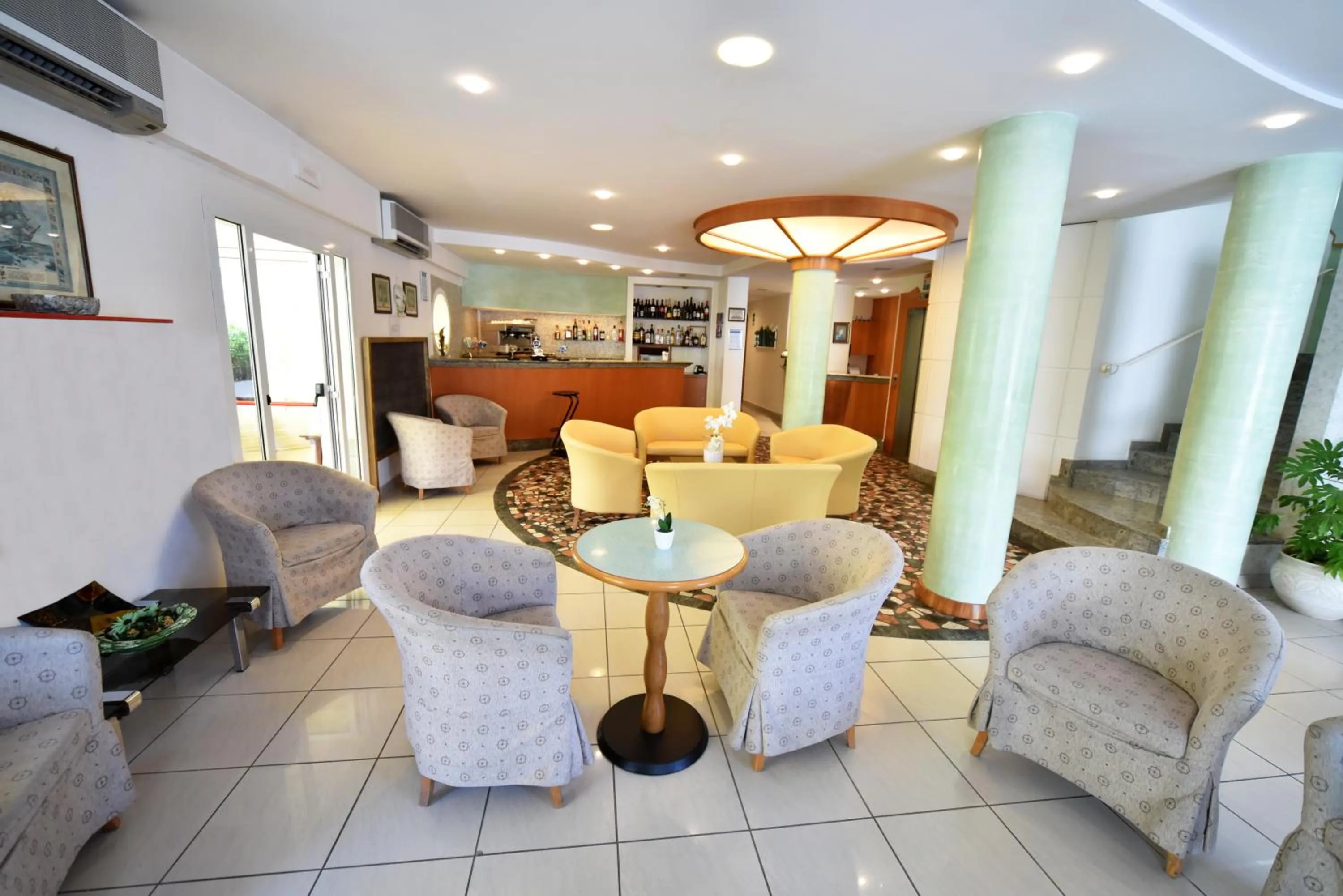 Lobby or reception in Hotel Marina