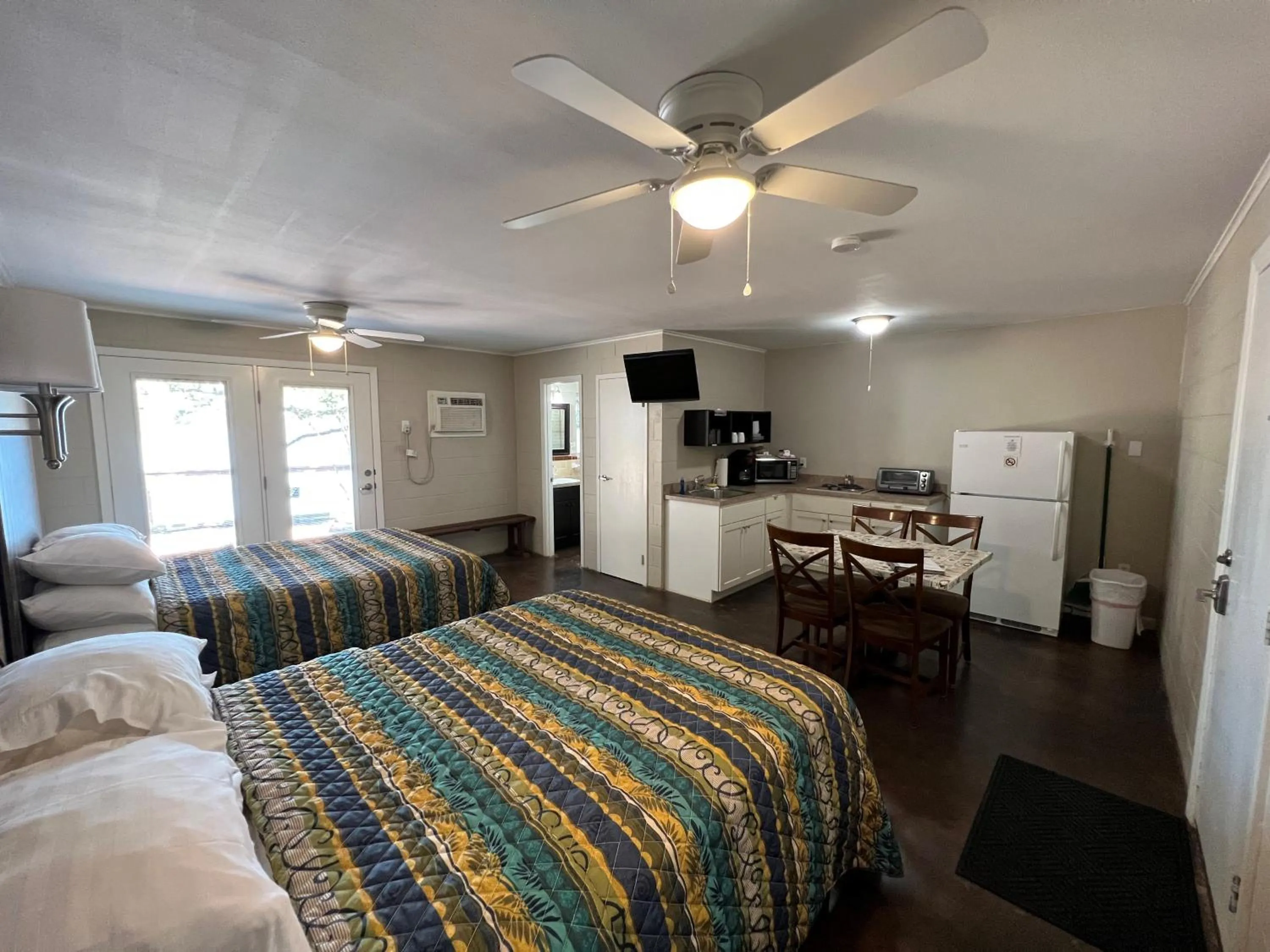 Bed in Painted Sky Inn