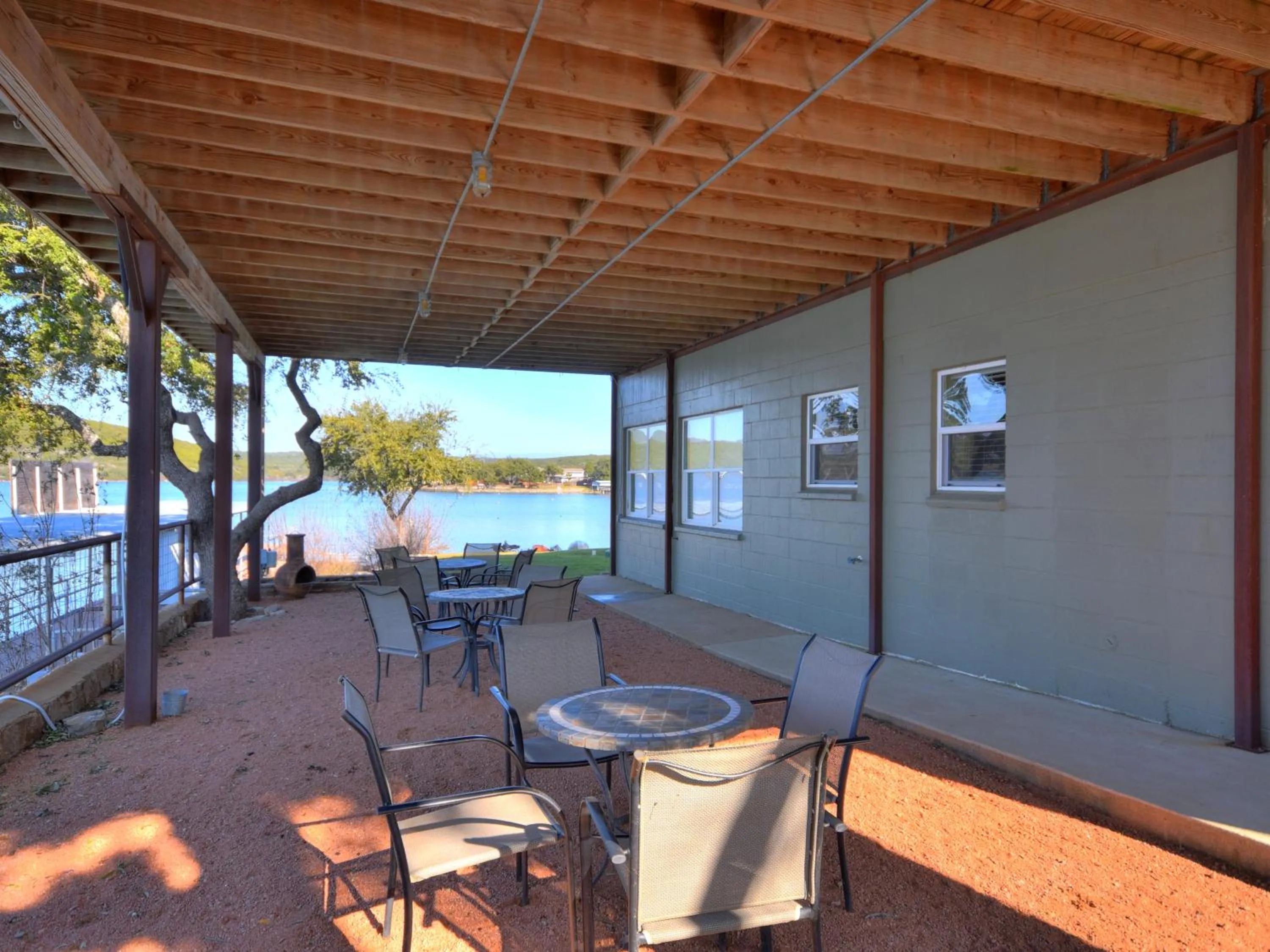 Patio in Painted Sky Inn