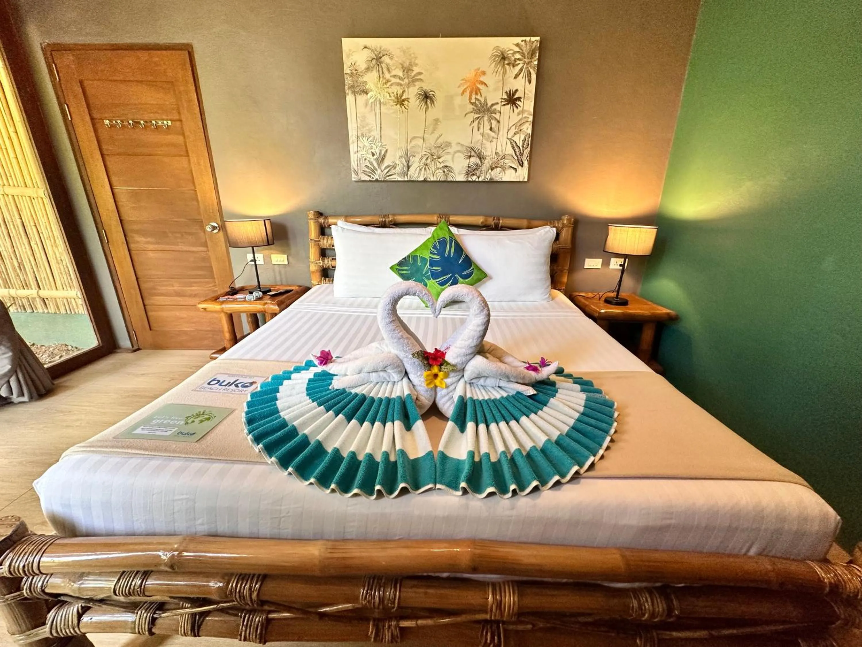 Bed in Buko Beach Resort