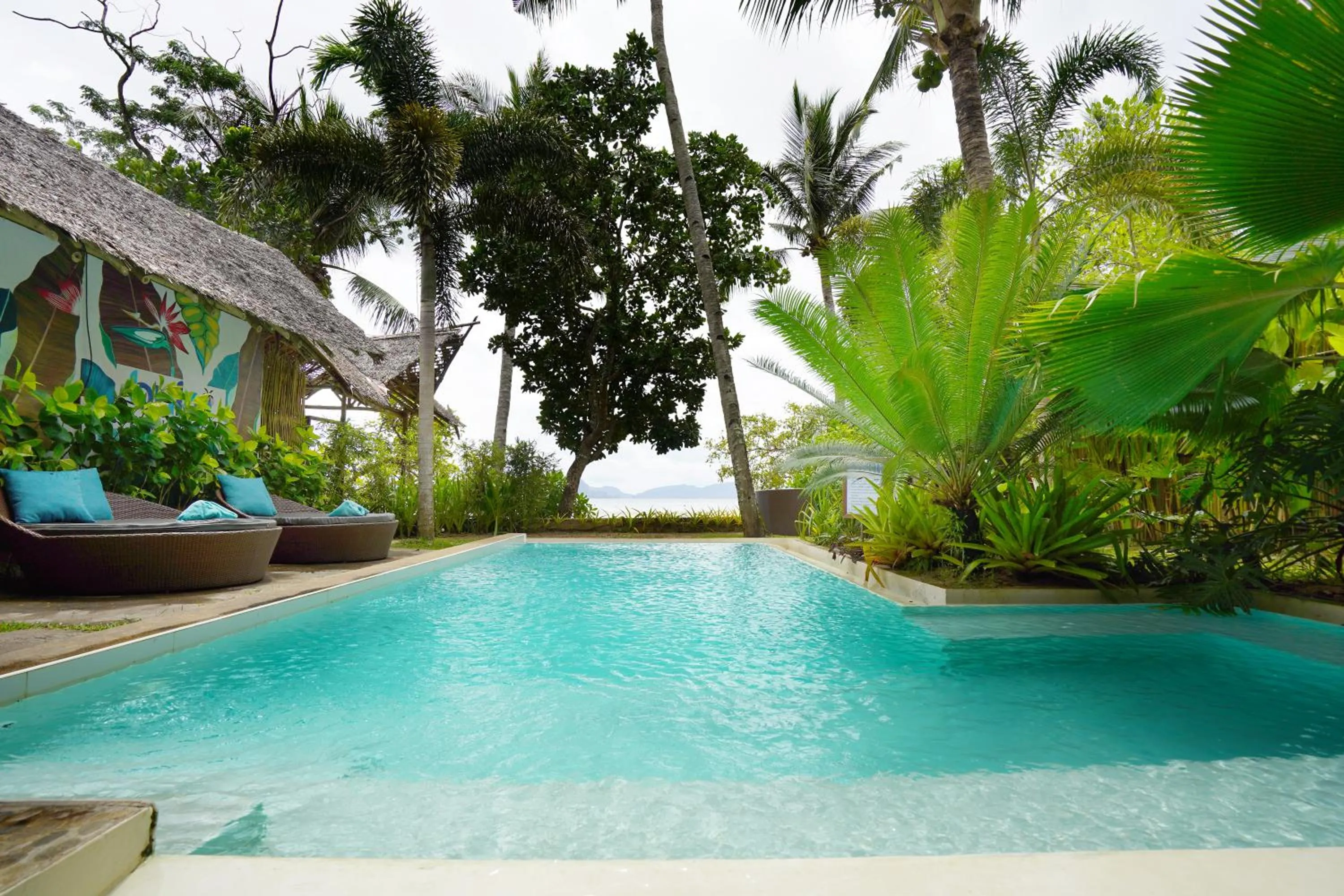 Garden view in Buko Beach Resort