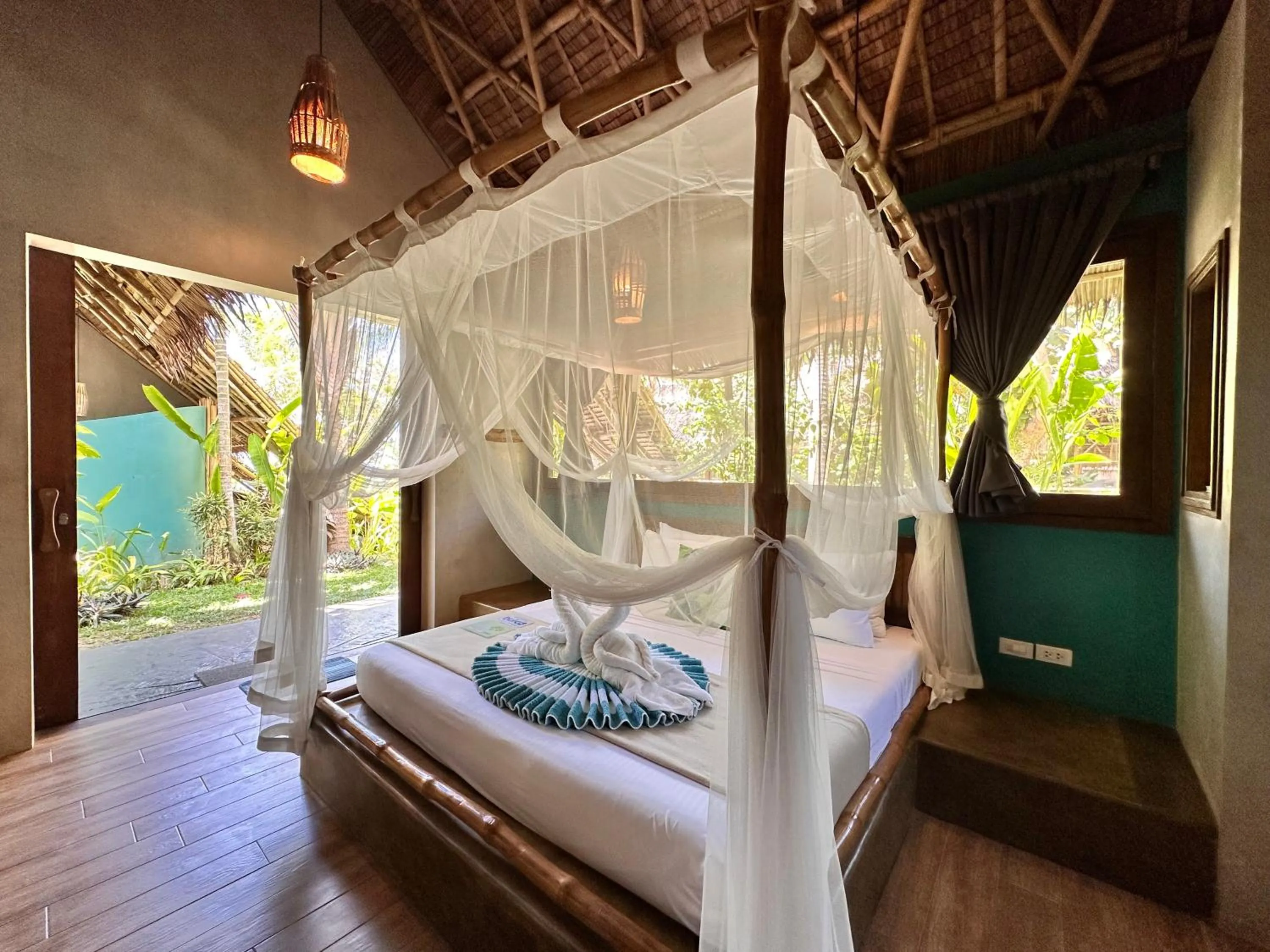 Bed in Buko Beach Resort