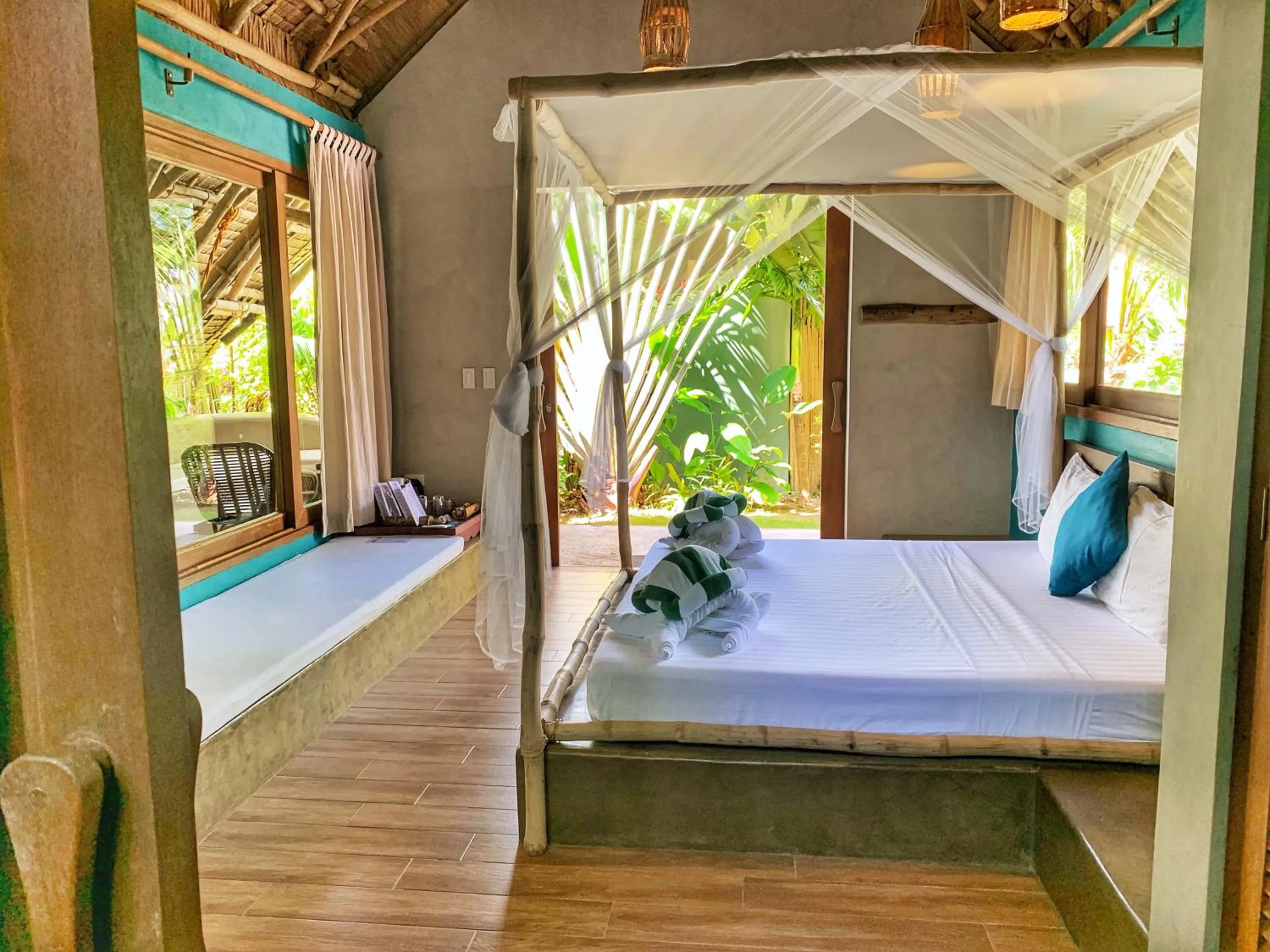 Bed in Buko Beach Resort