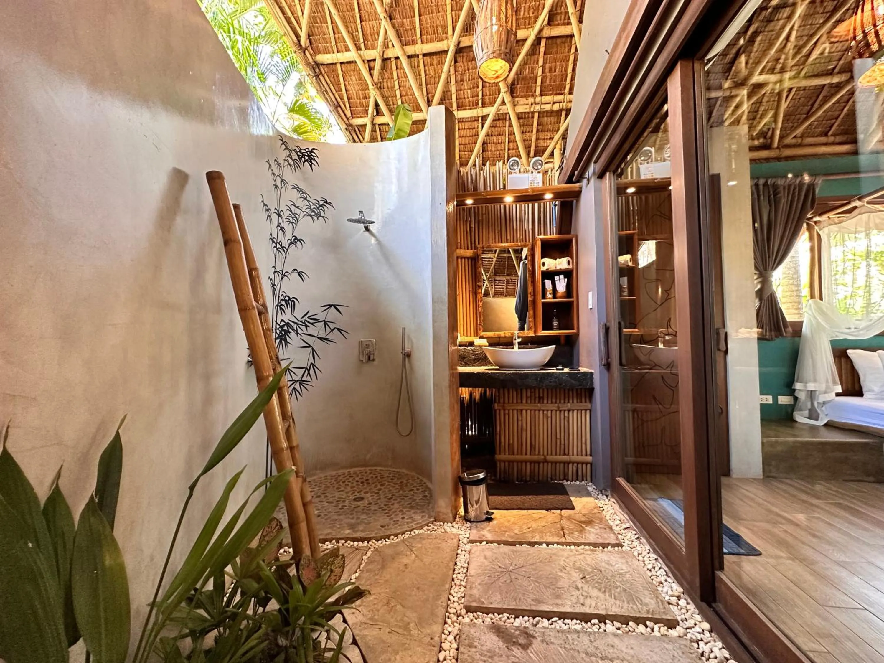 Shower in Buko Beach Resort