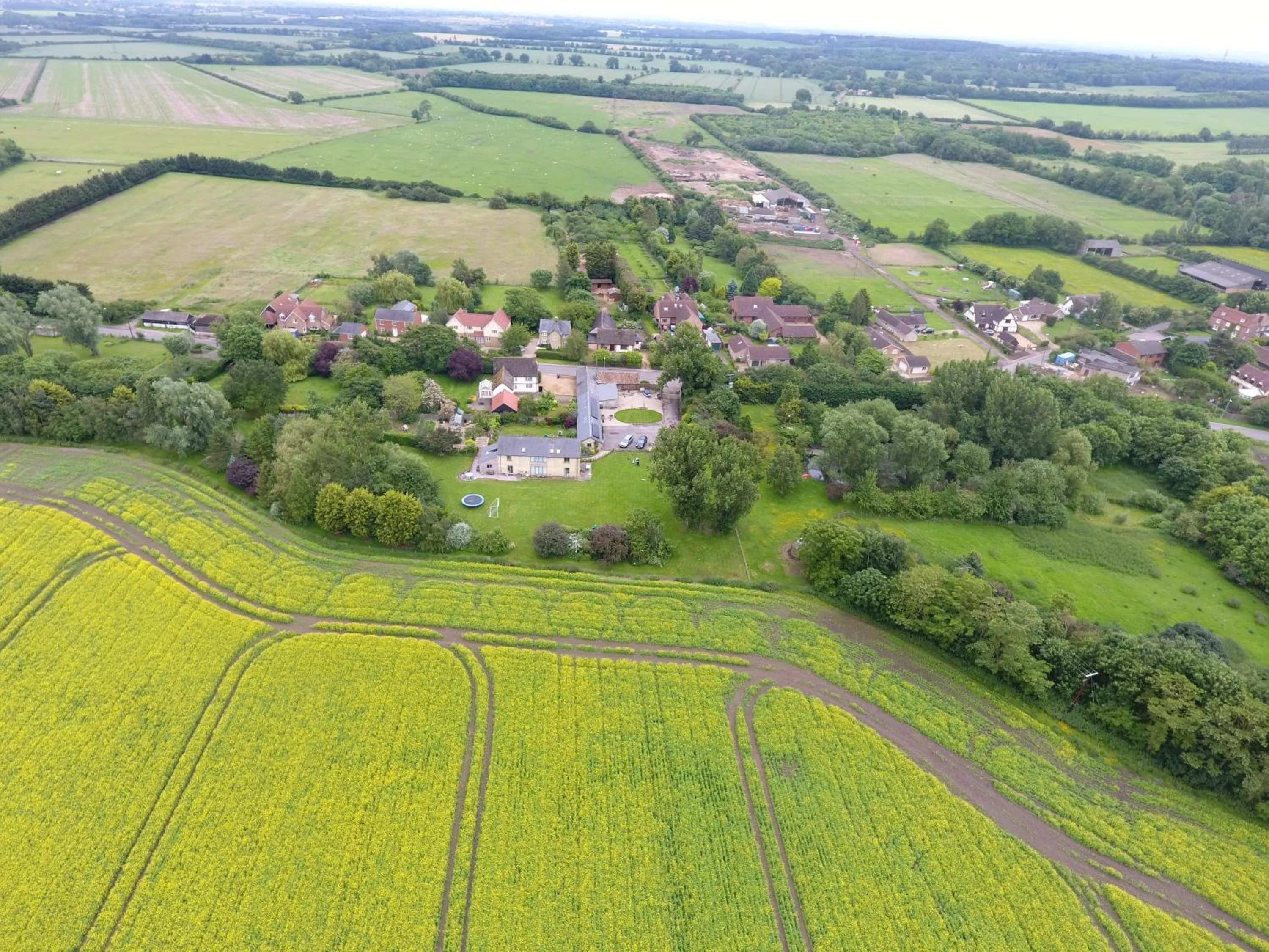 Bird's eye view in Crafts Hill Barn
