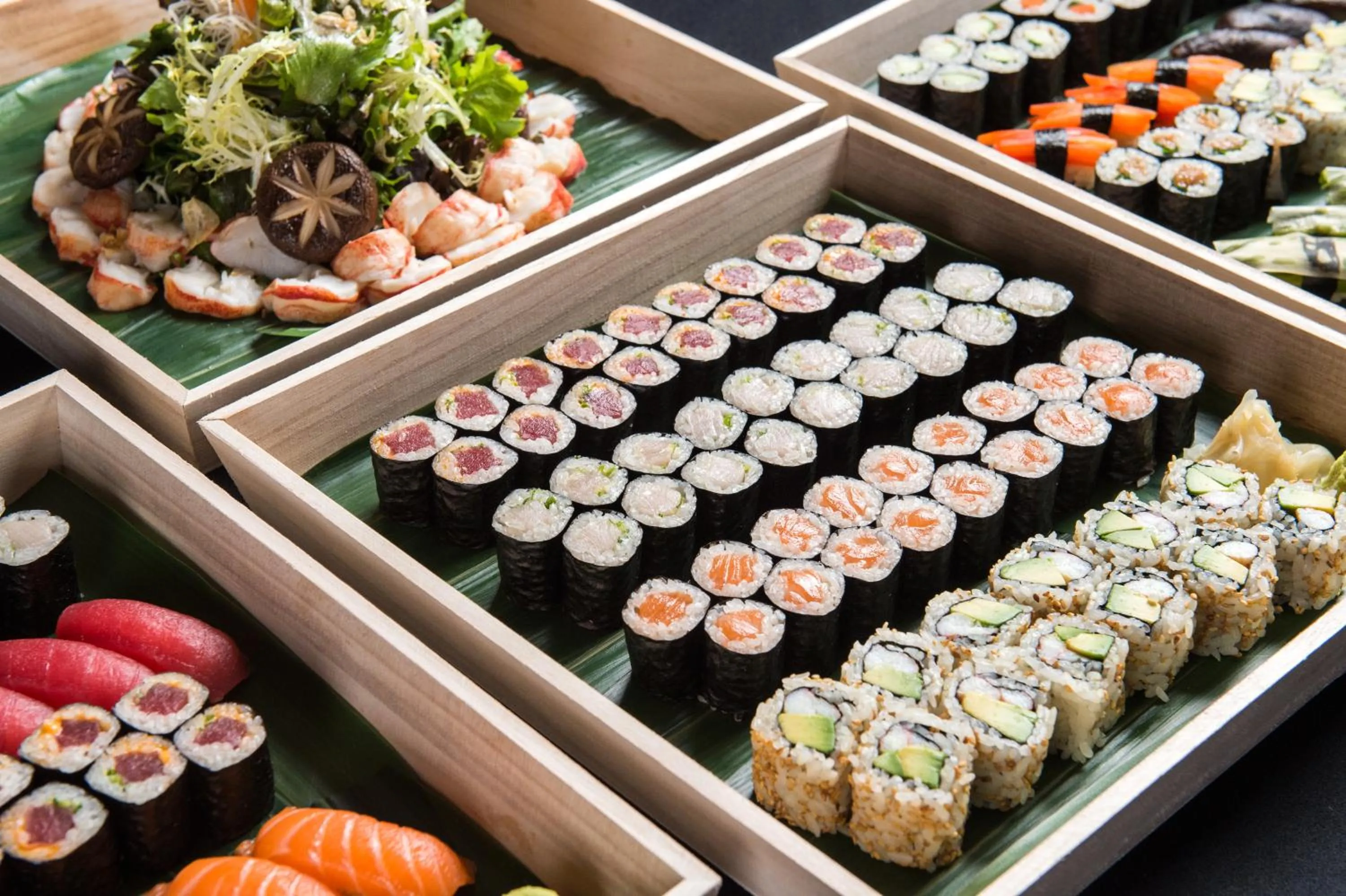 Food close-up in Nobu Hotel London Portman Square