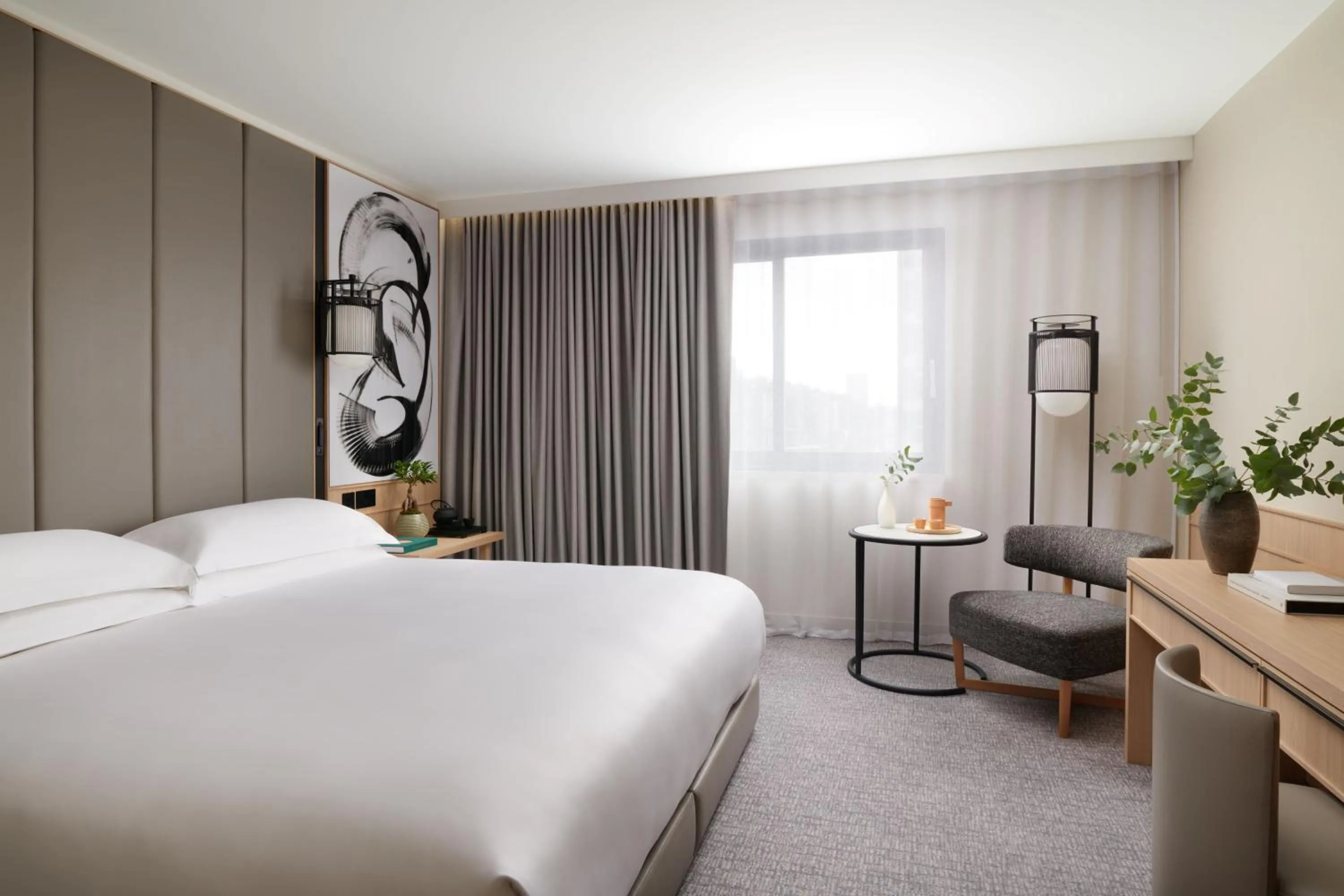 Bedroom, Bed in Nobu Hotel London Portman Square