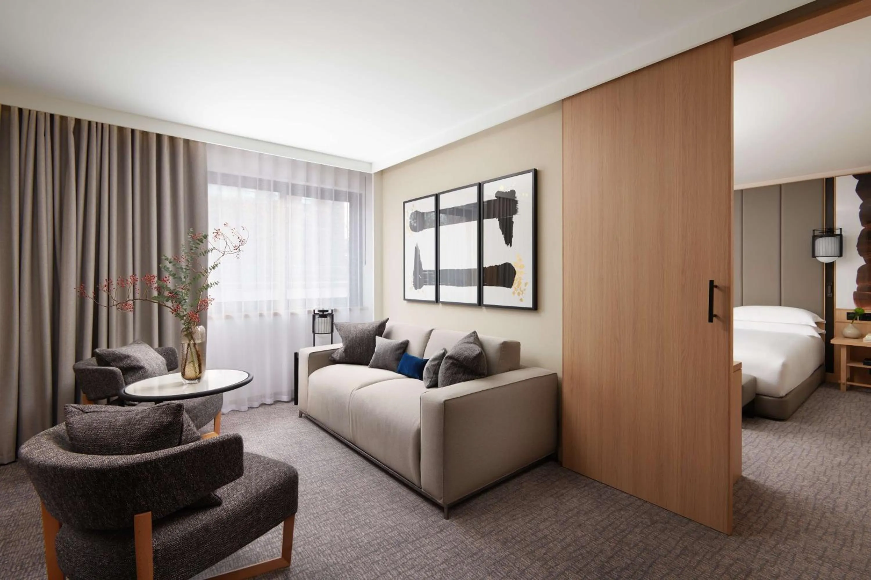 Living room in Nobu Hotel London Portman Square