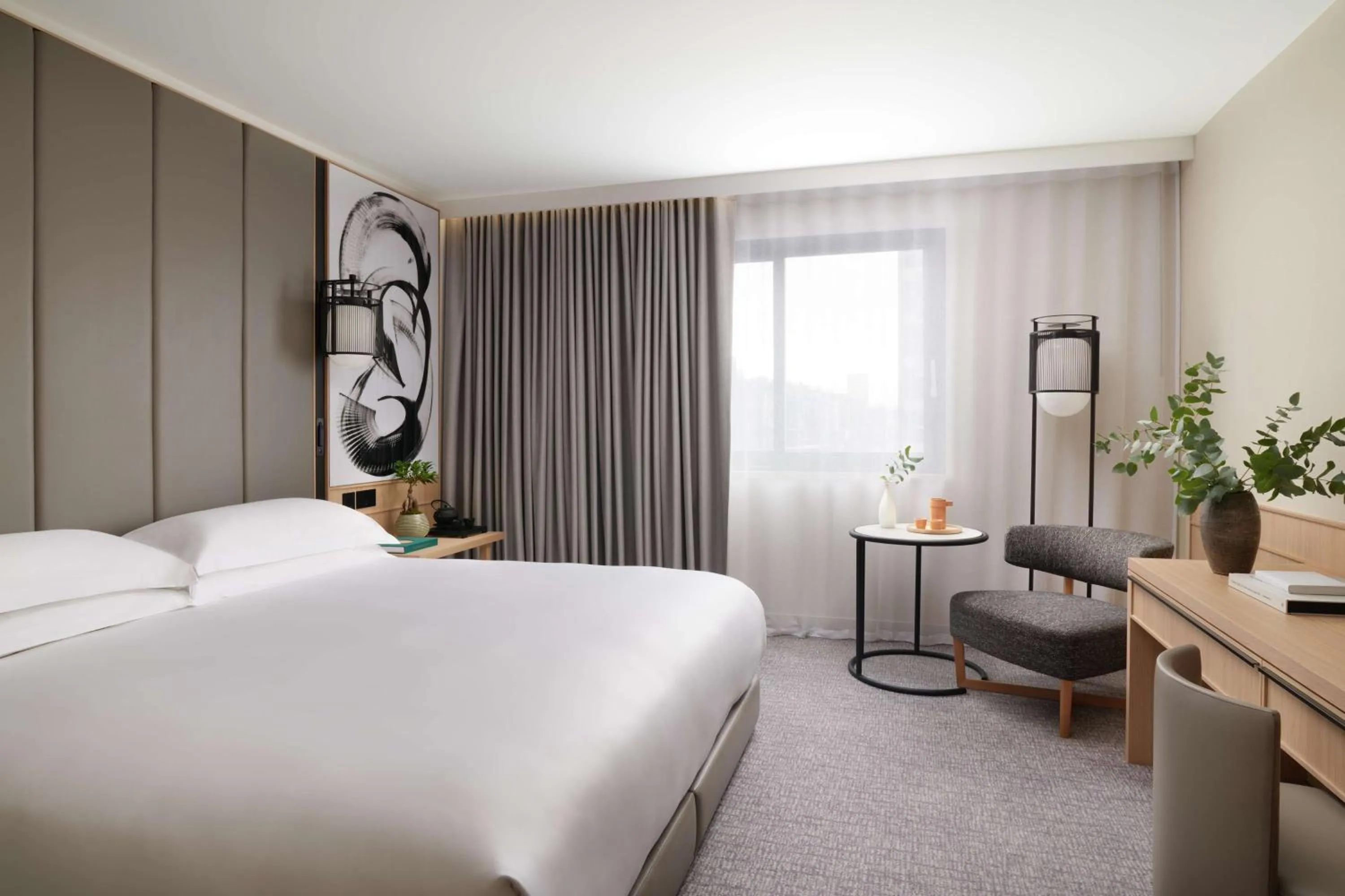Bedroom, Bed in Nobu Hotel London Portman Square