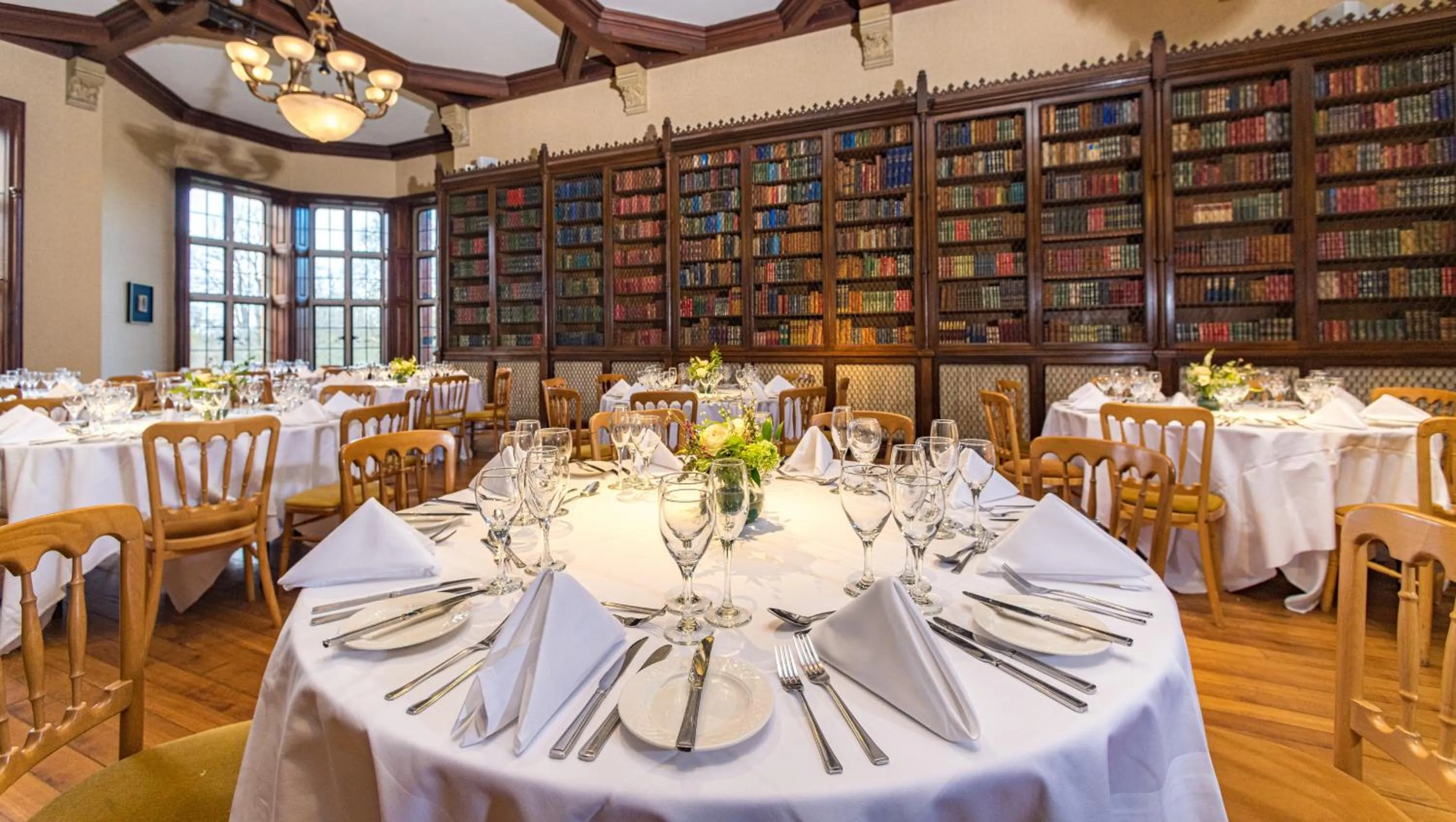 Dining area in The Elvetham Hotel