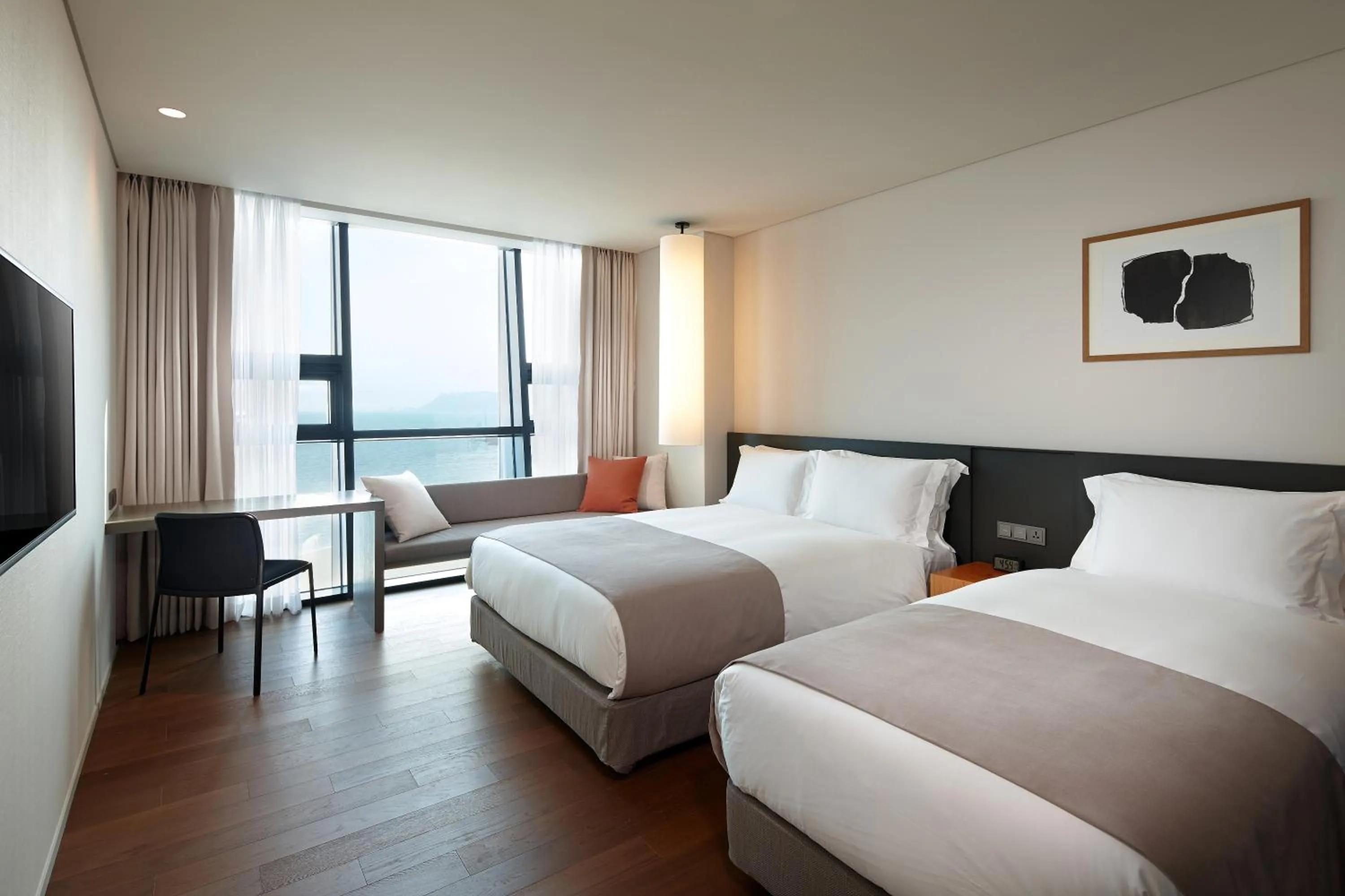 Bedroom, Bed in Shilla Stay Busan Haeundae