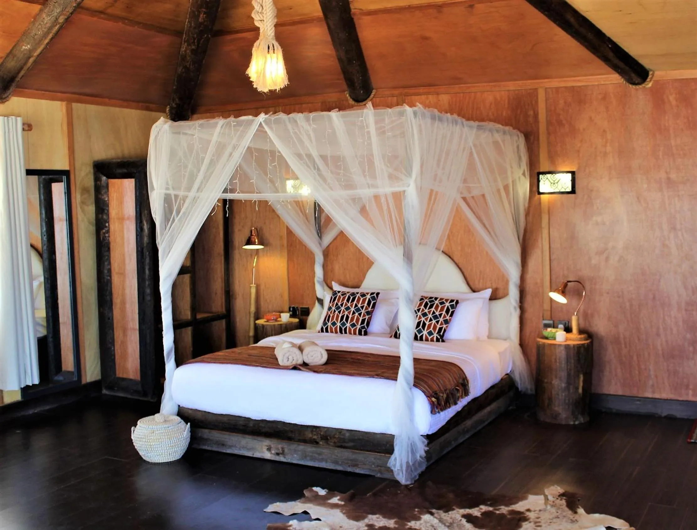Photo of the whole room, Bed in Souly Ecolodge Salalah