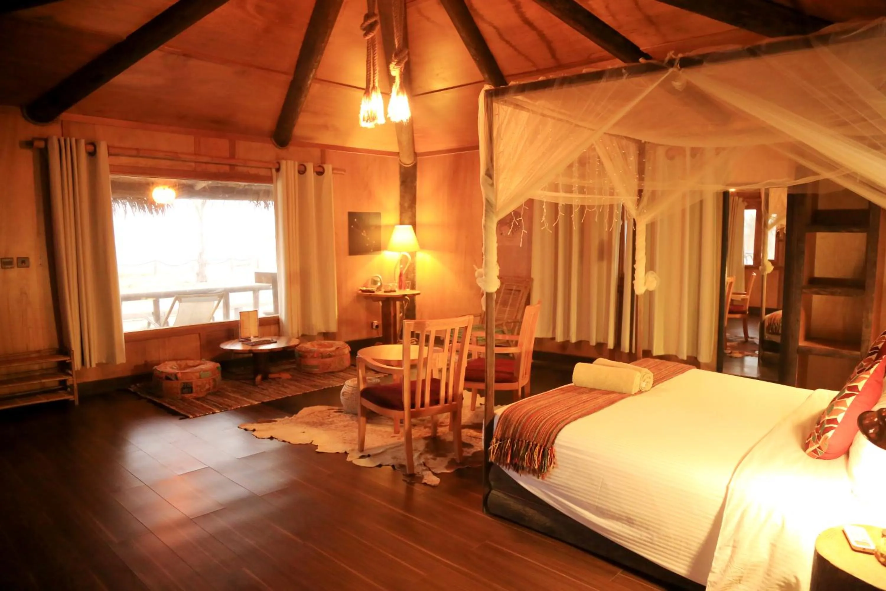 Photo of the whole room, Bed in Souly Ecolodge Salalah