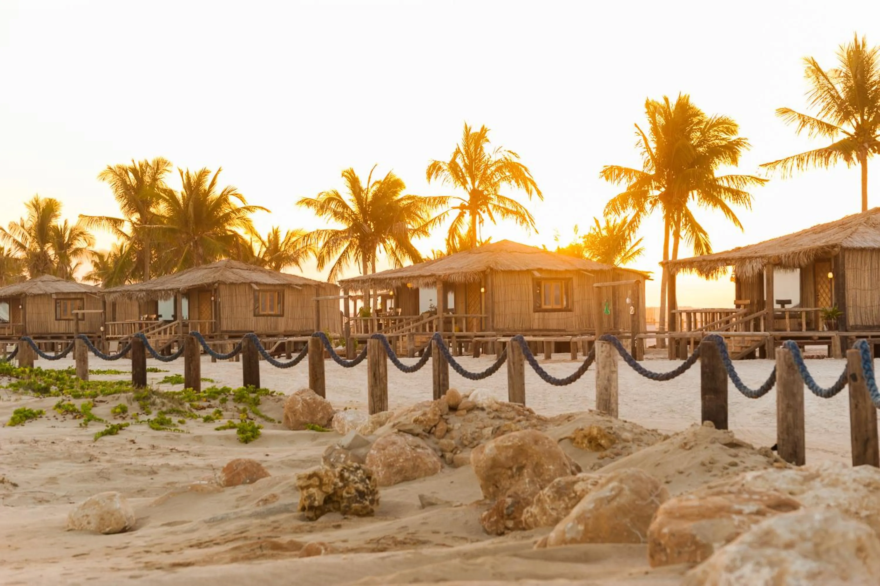 Sunset in Souly Ecolodge Salalah