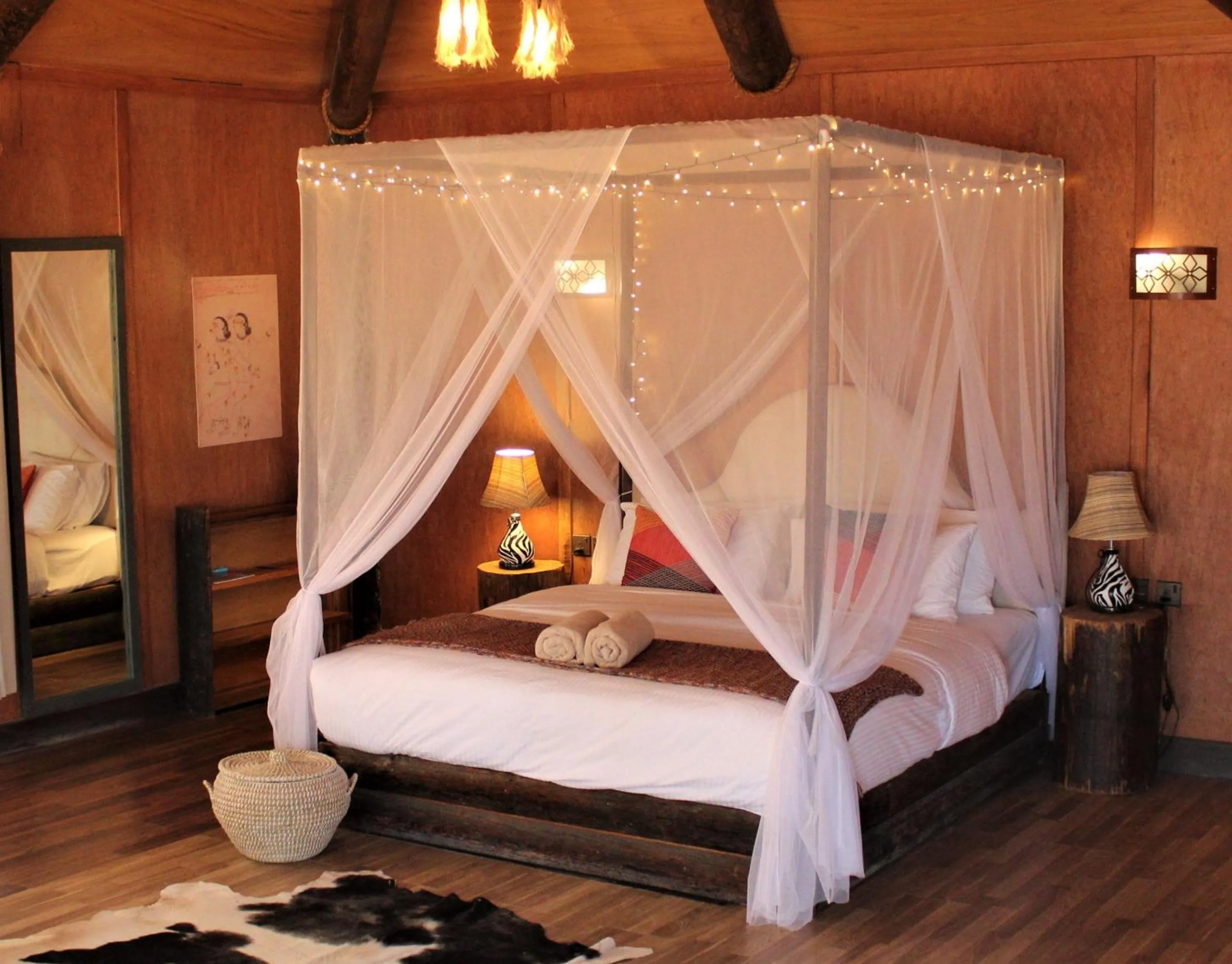 Bed in Souly Ecolodge Salalah
