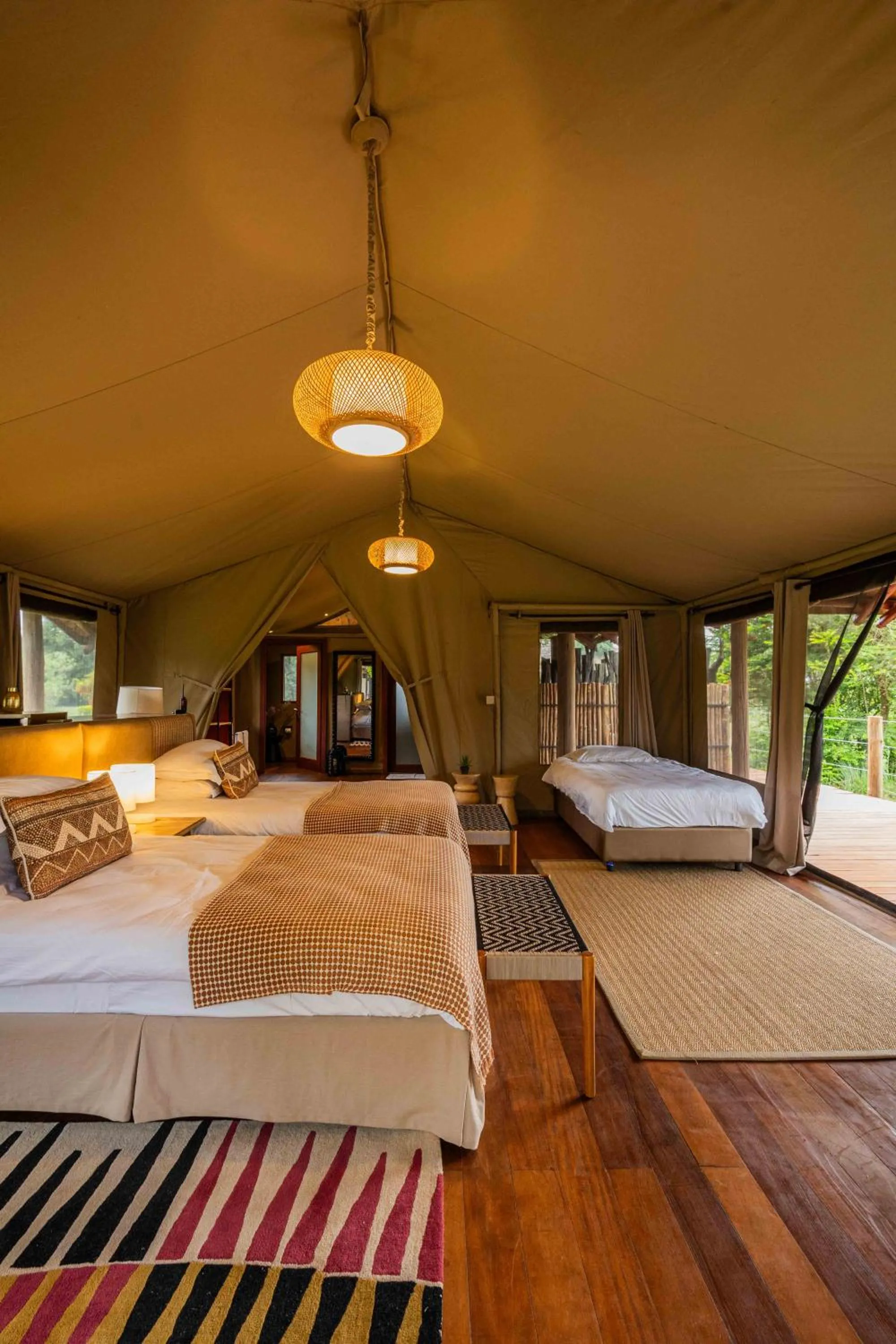 View (from property/room), Bed in Royal Mara Safari Lodge