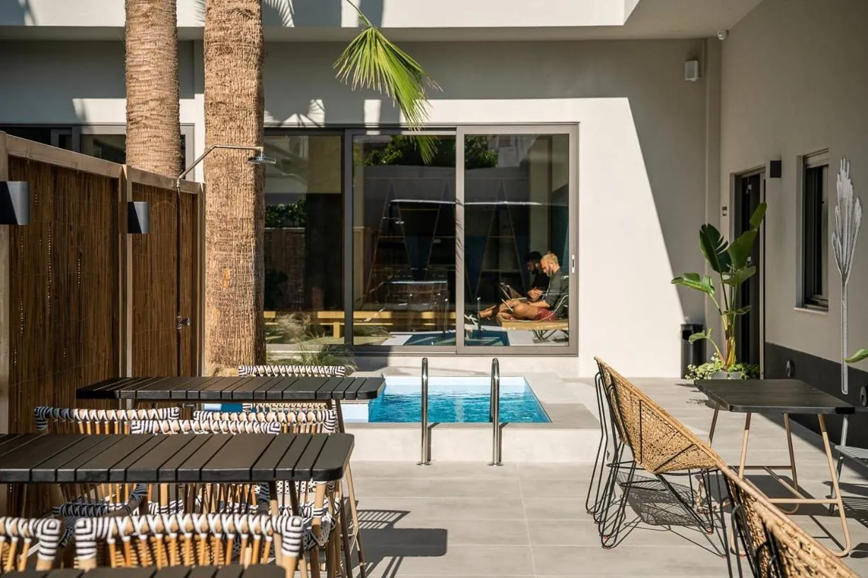 Swimming pool in Cocoon City Hostel