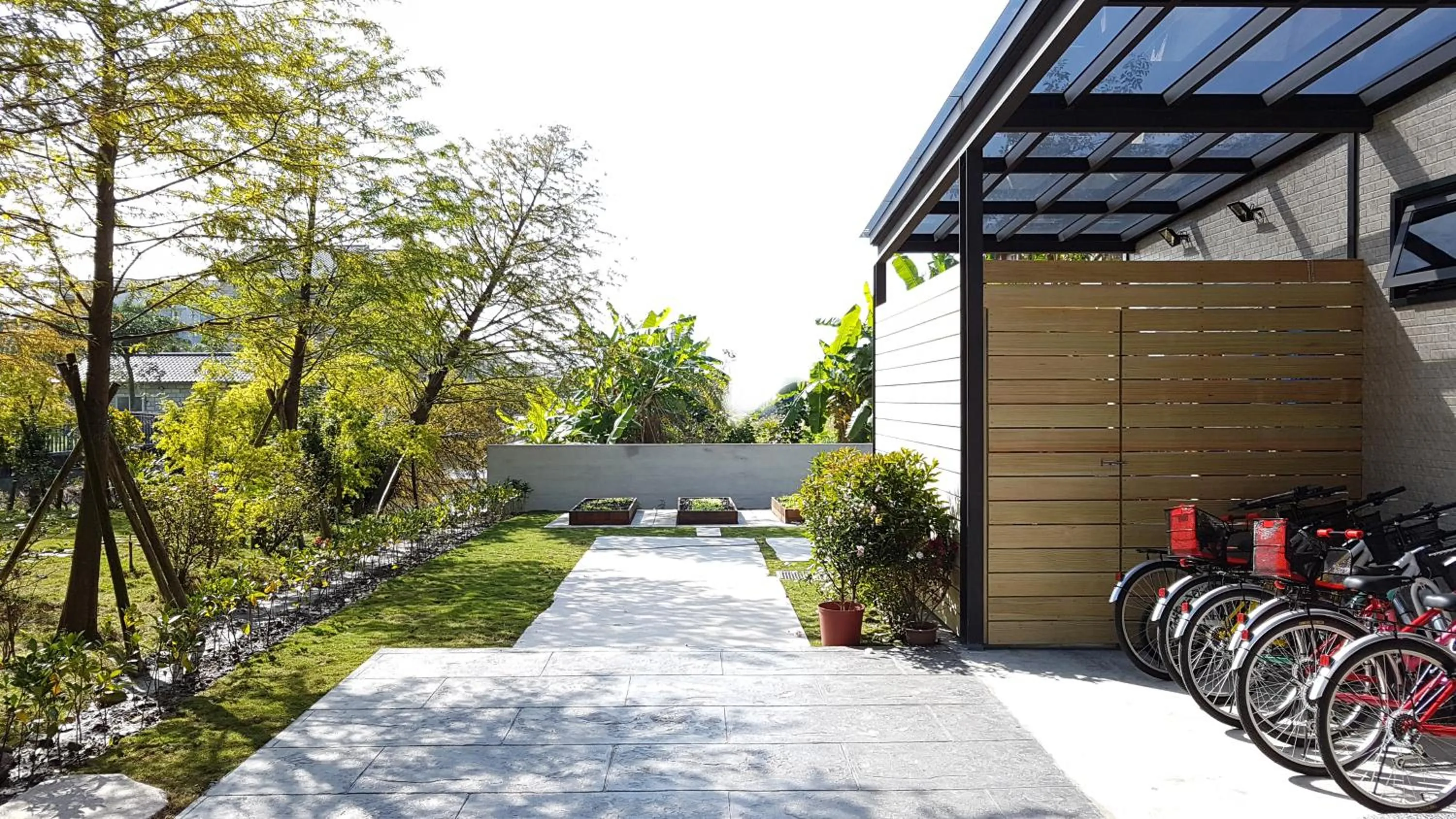 Garden view in Sunny Stream B & B