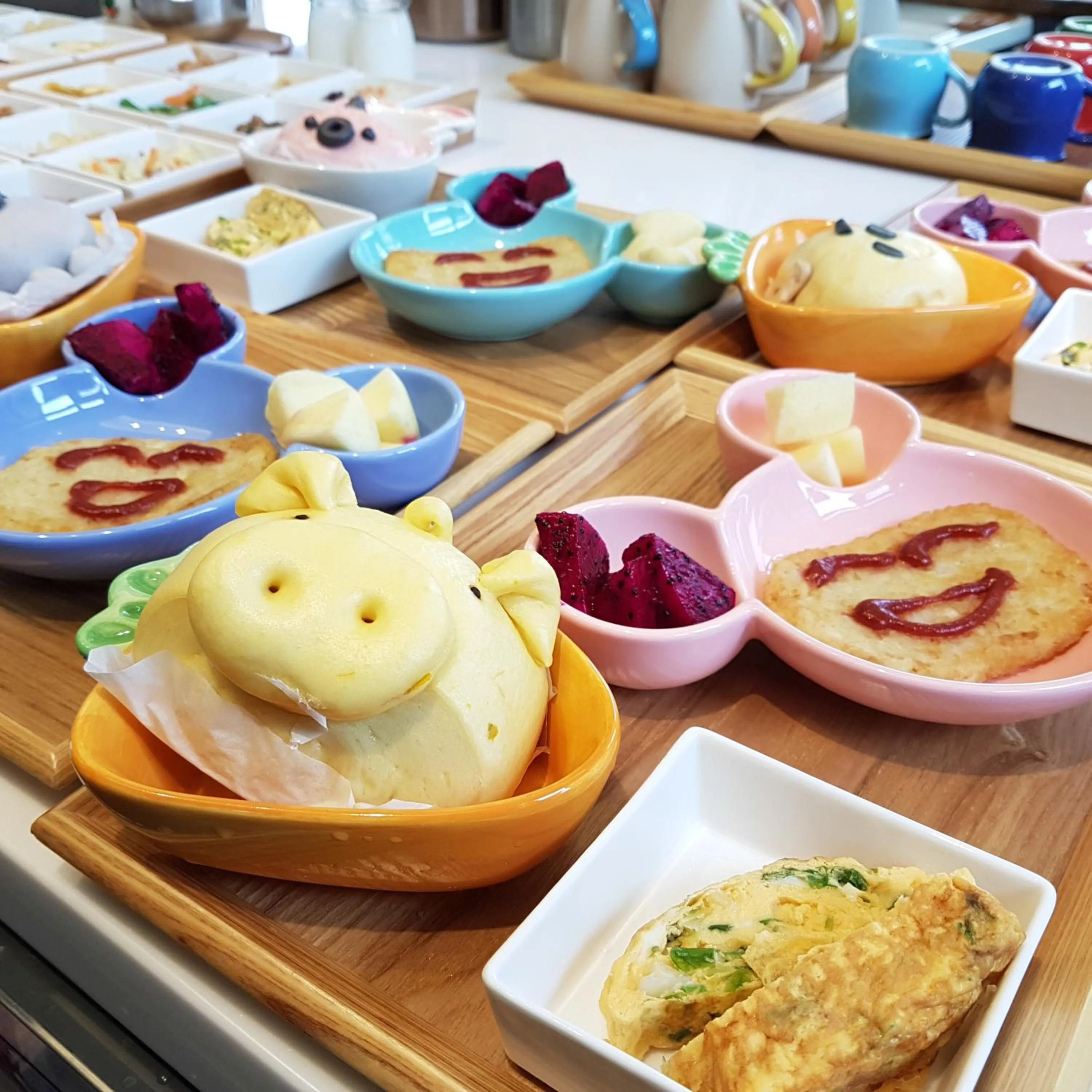 Asian breakfast in Sunny Stream B & B