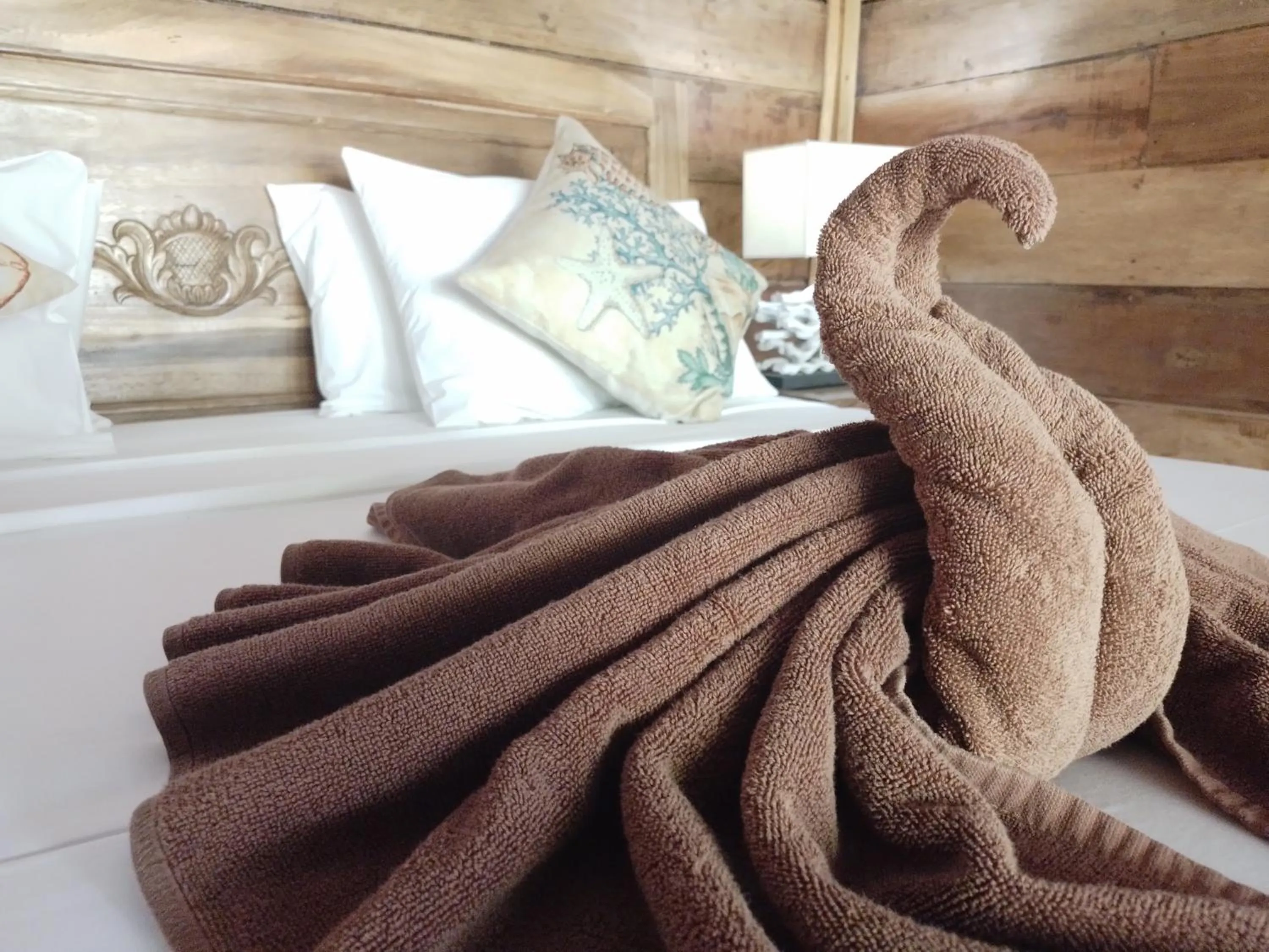 Bed in Ocean Prana Village