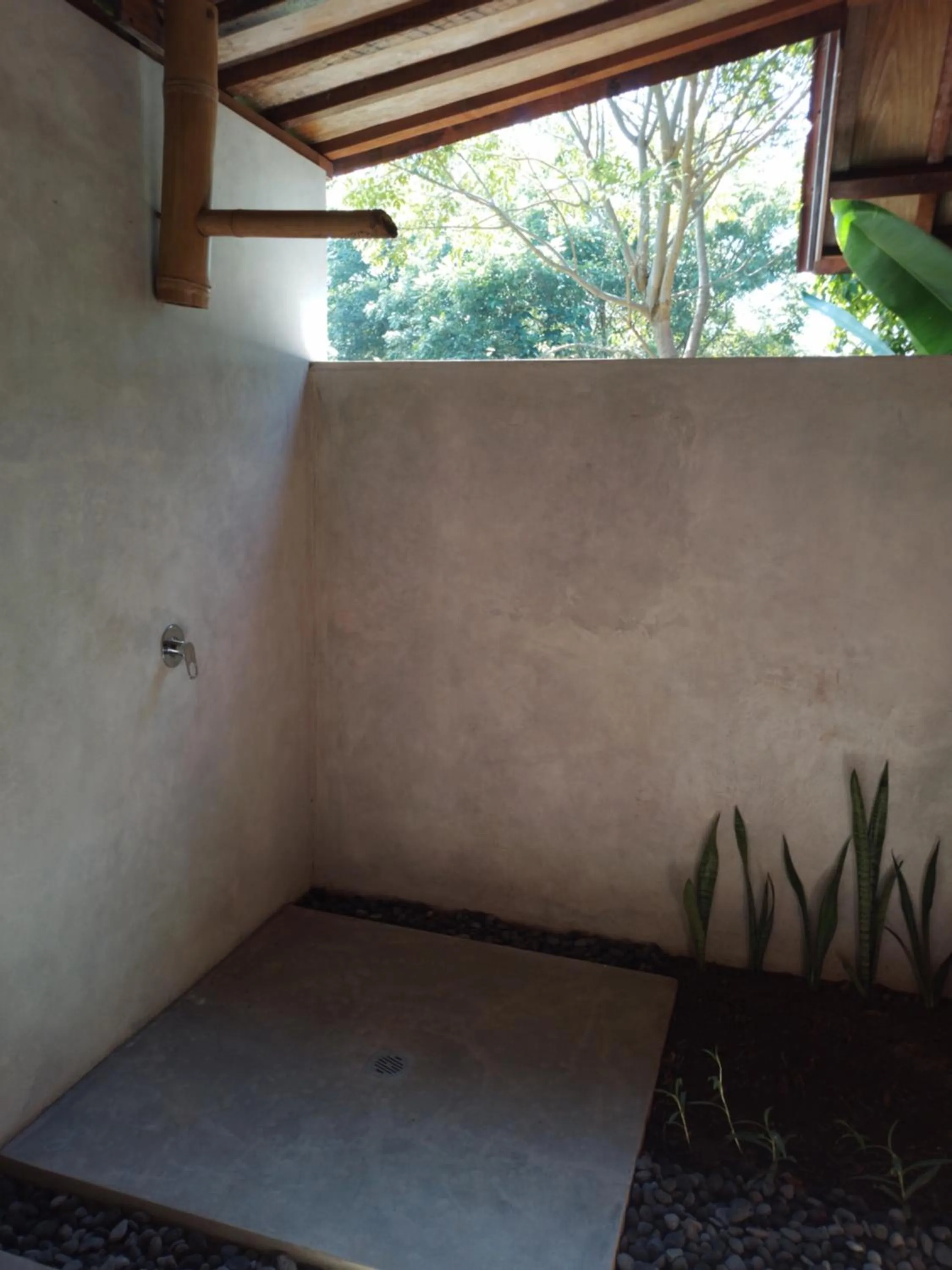 Shower in Ocean Prana Village