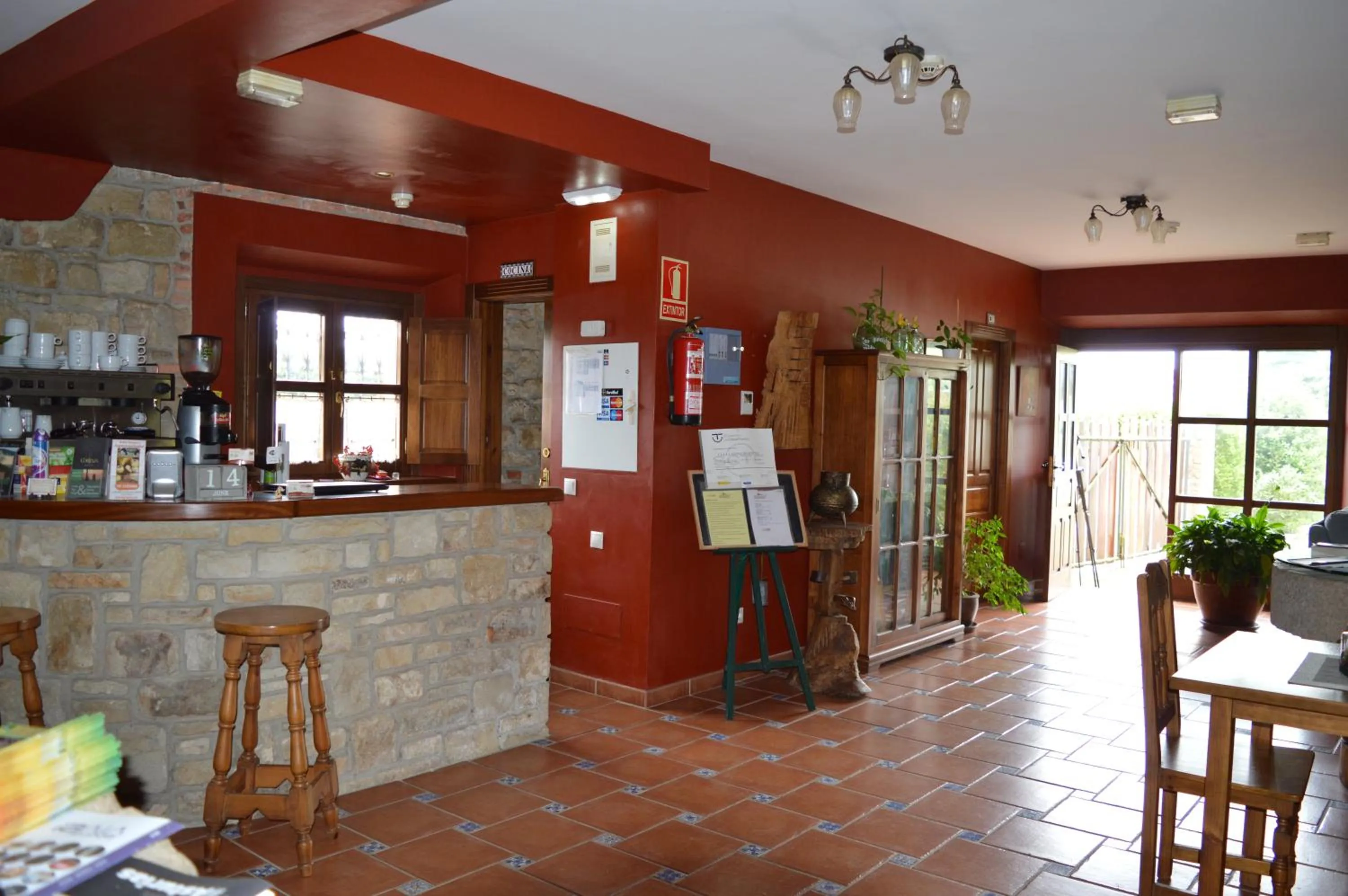 Lobby or reception in La Casona de Quintes