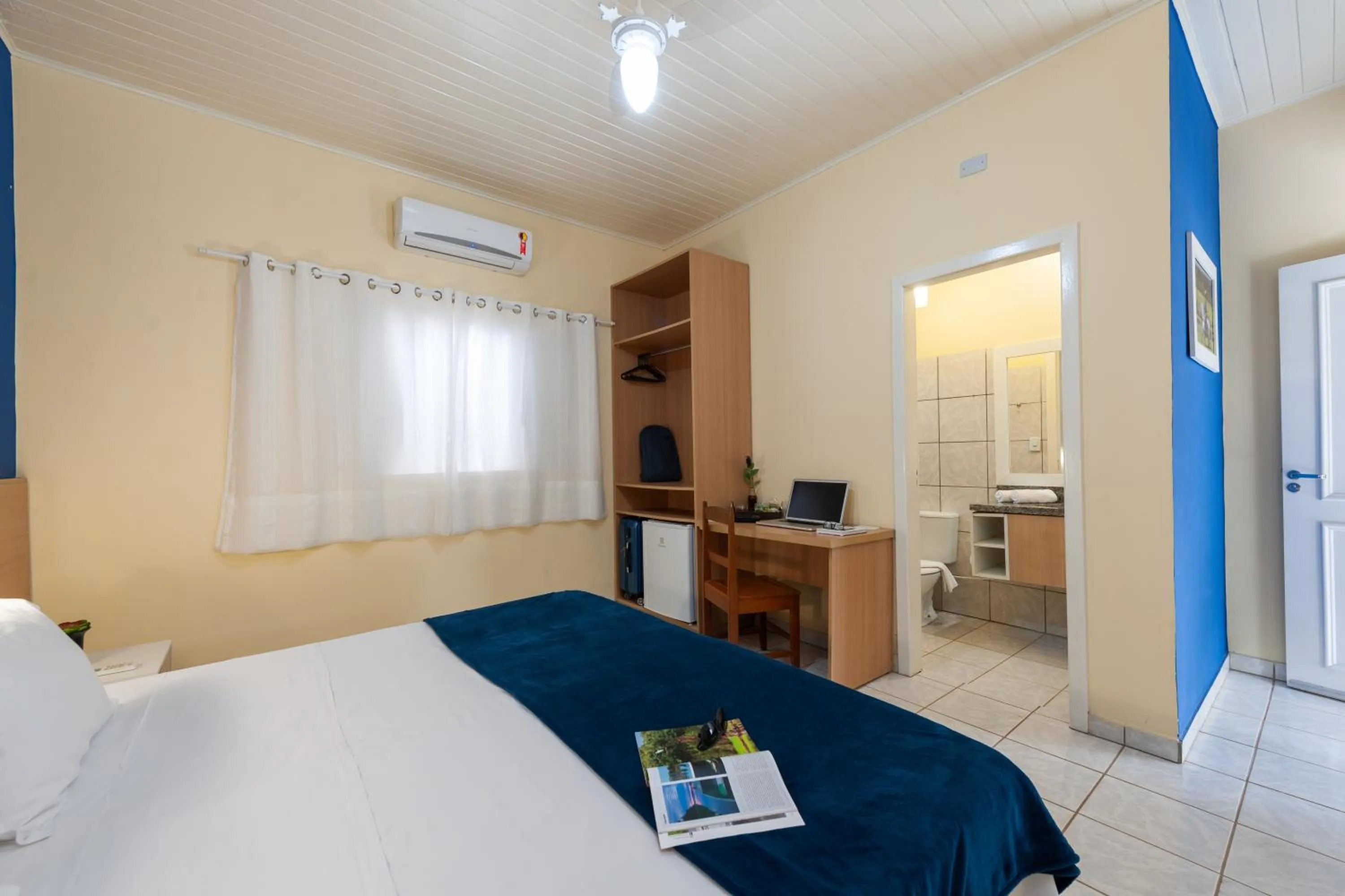 Bed in Pousada Rio Claro