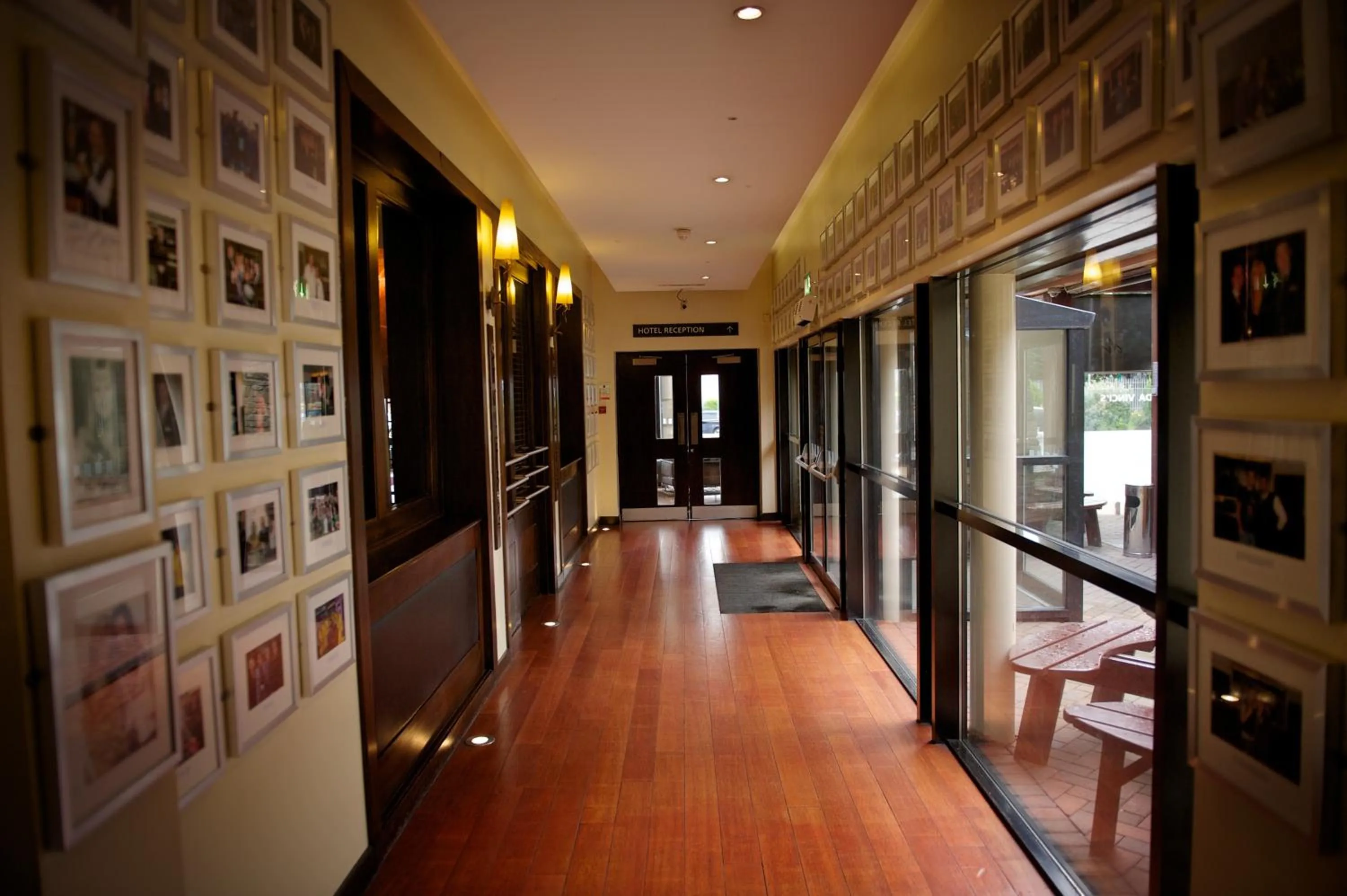 Lobby or reception in Da Vinci's Hotel