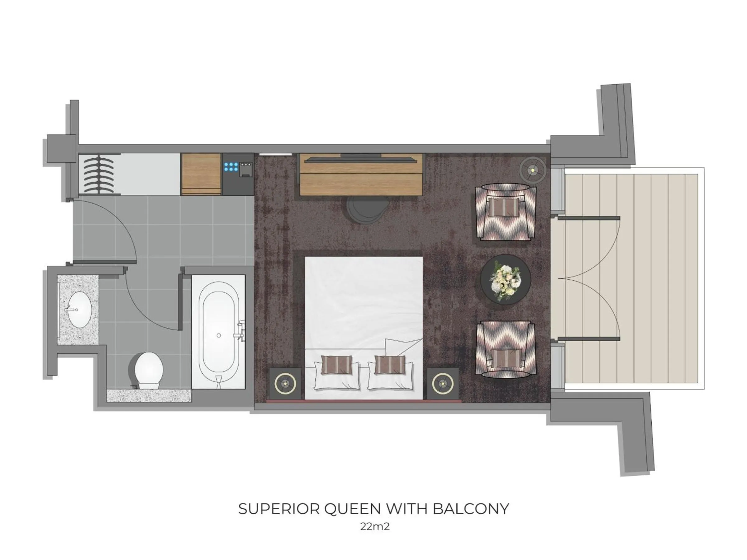 Floor plan in The Spencer Hotel