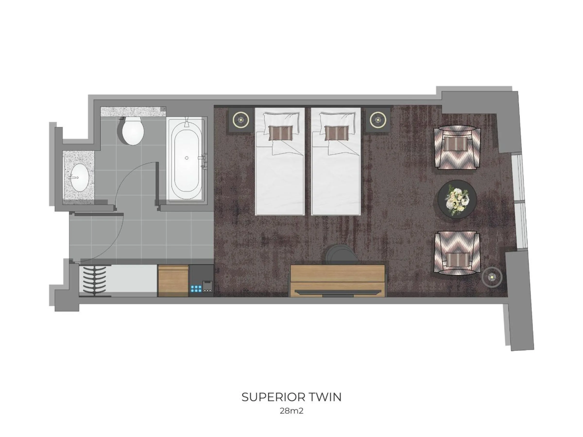 Floor plan in The Spencer Hotel