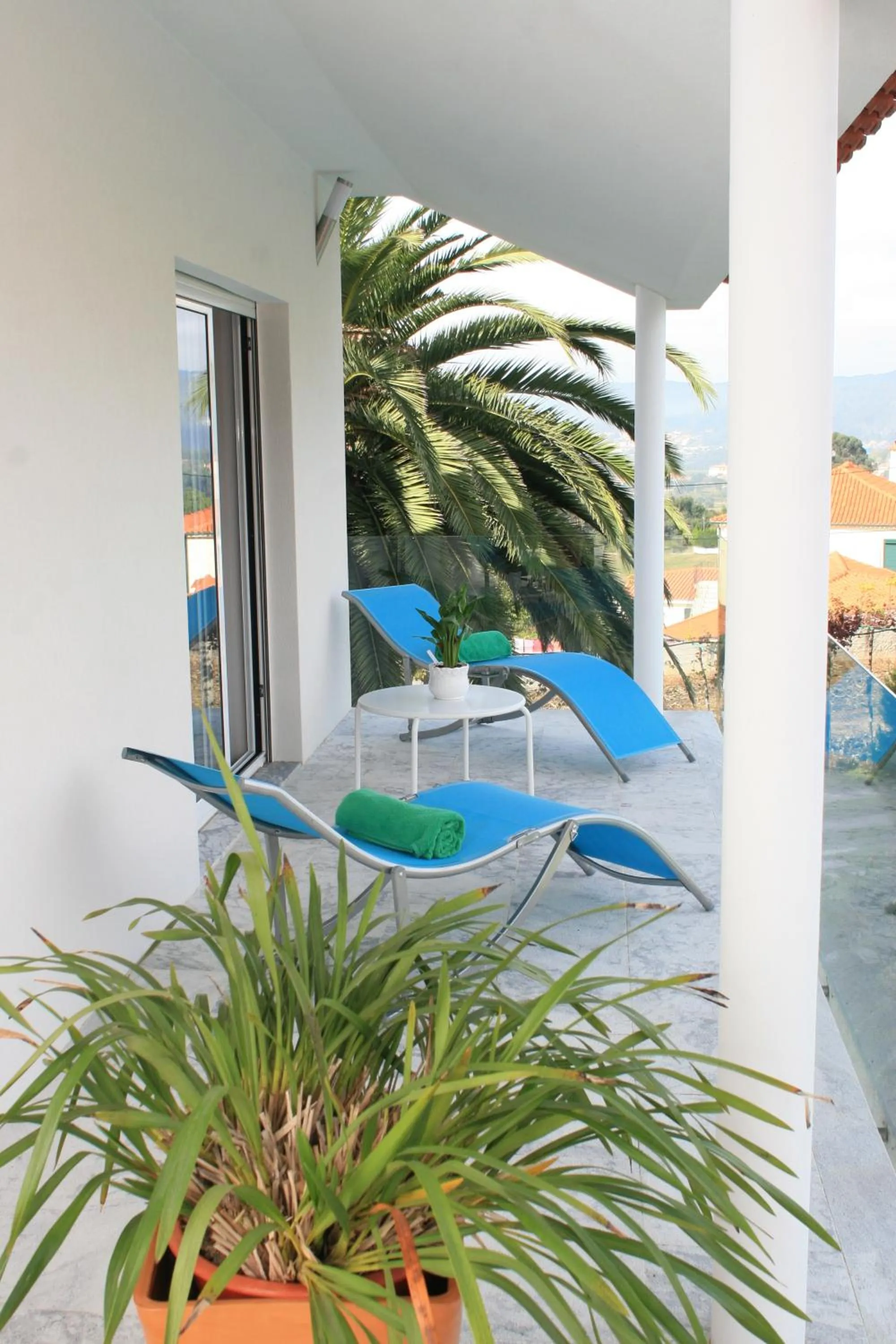 Balcony/Terrace in B&B Villa Vale Flores