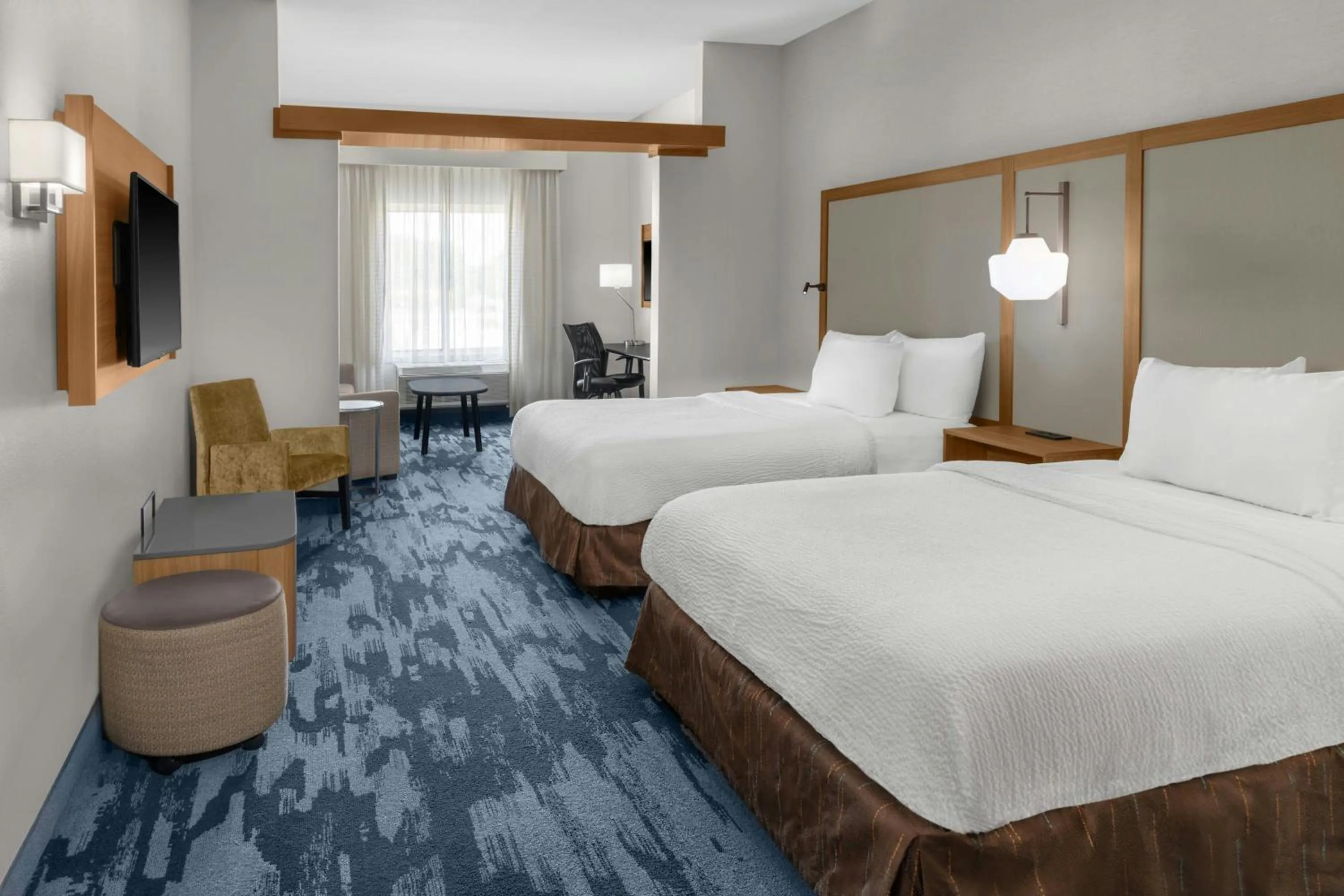 Bedroom, Bed in Fairfield Inn & Suites by Marriott Atlanta Acworth