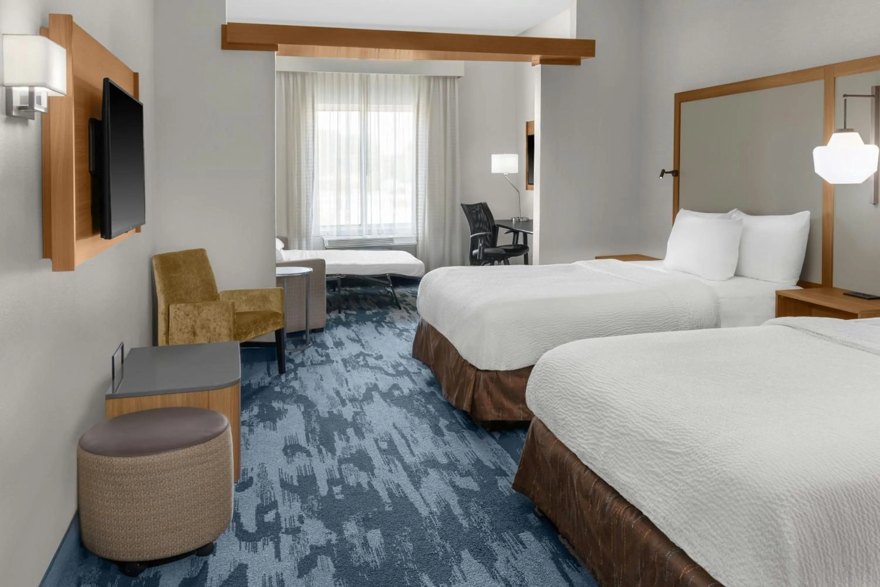 Bedroom, Bed in Fairfield Inn & Suites by Marriott Atlanta Acworth