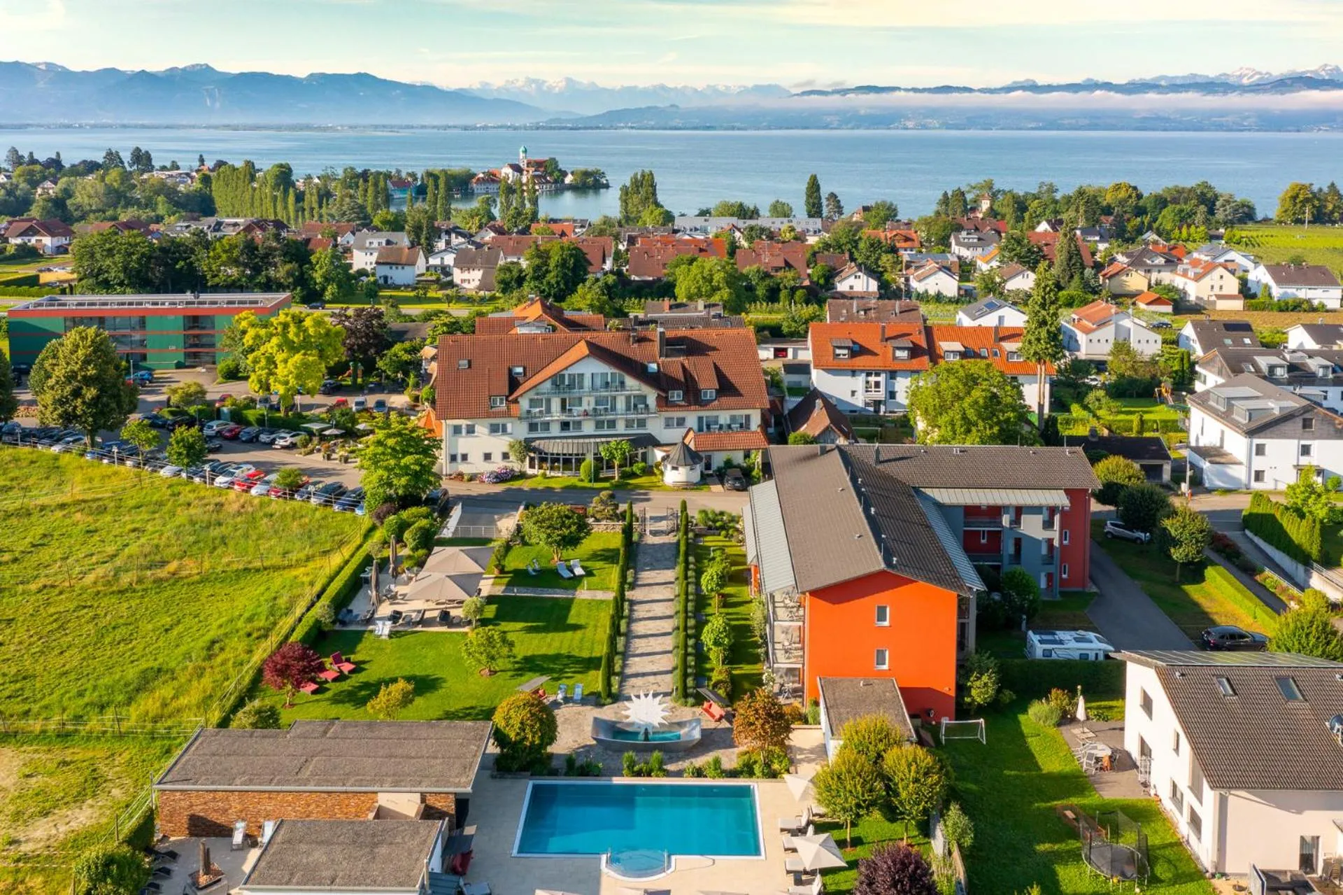Bird's eye view in Hotel Gierer
