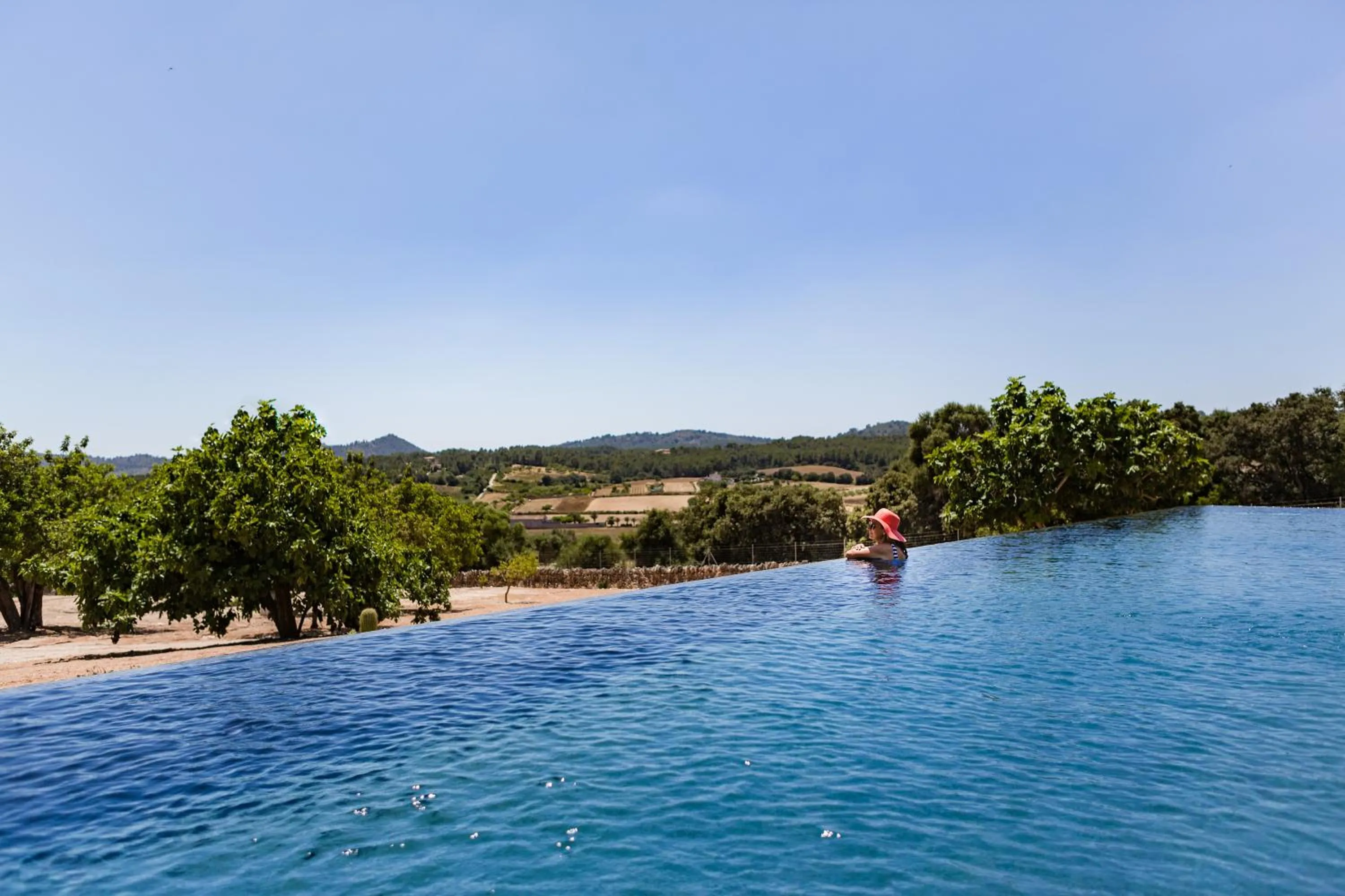Pool view in Agroturismo Ses Vistes
