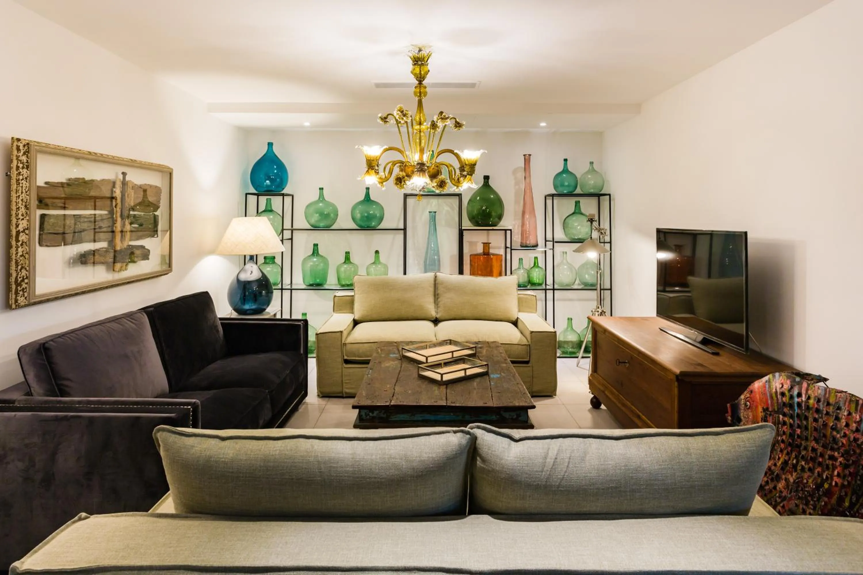 Communal lounge/ TV room in Agroturismo Ses Vistes