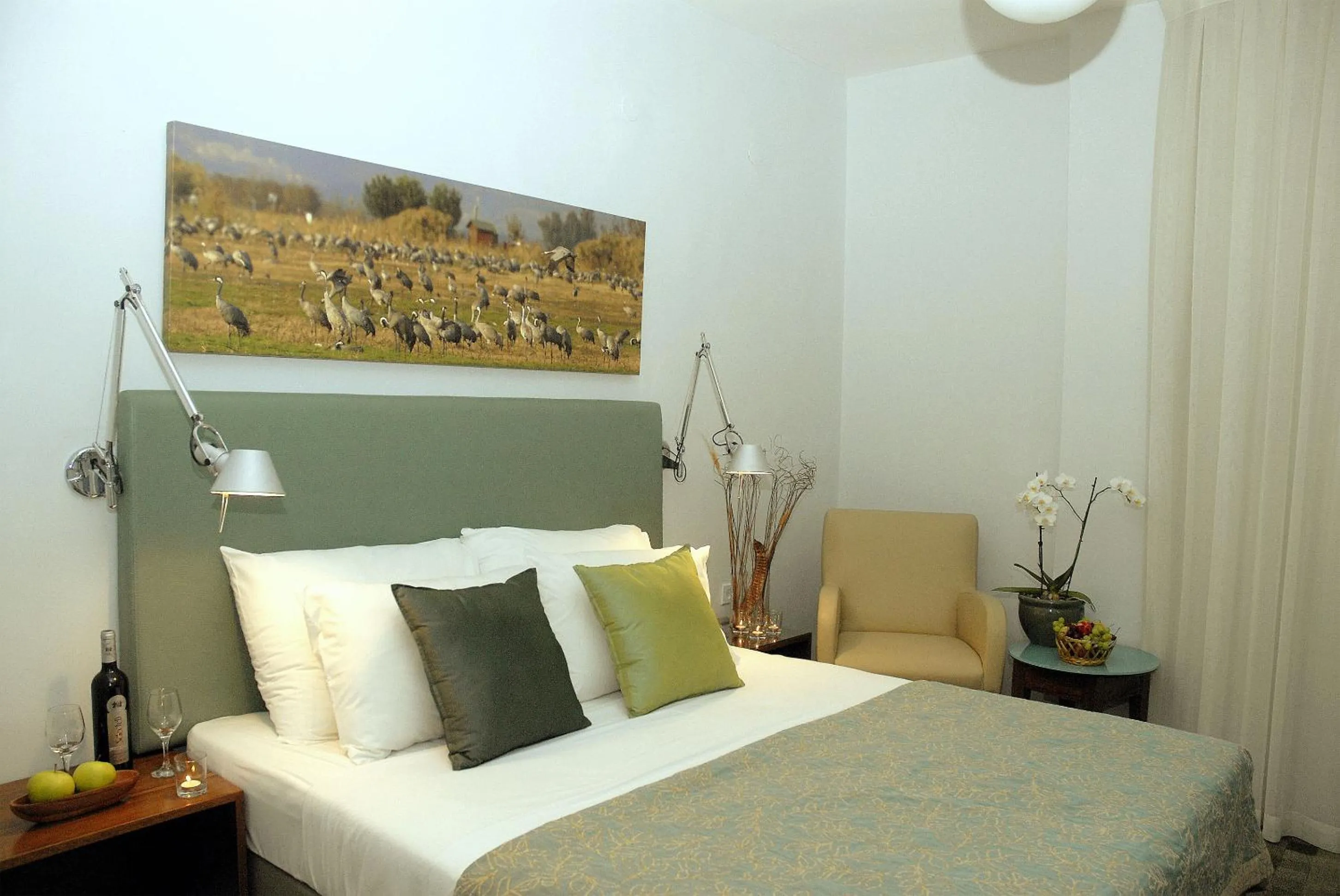 Bedroom, Bed in Prima Galil Tiberias Hotel