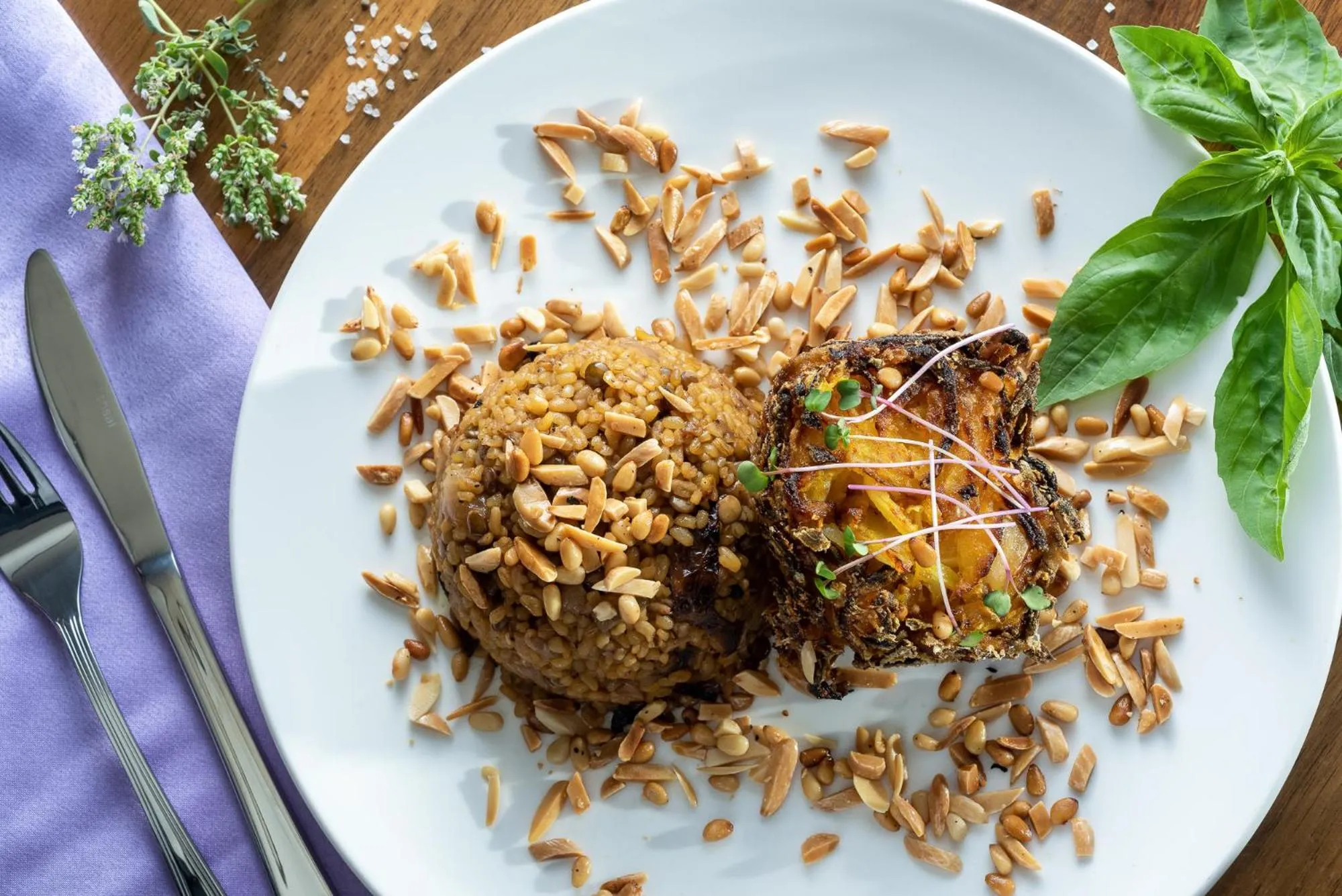 Food close-up in Prima Galil Tiberias Hotel