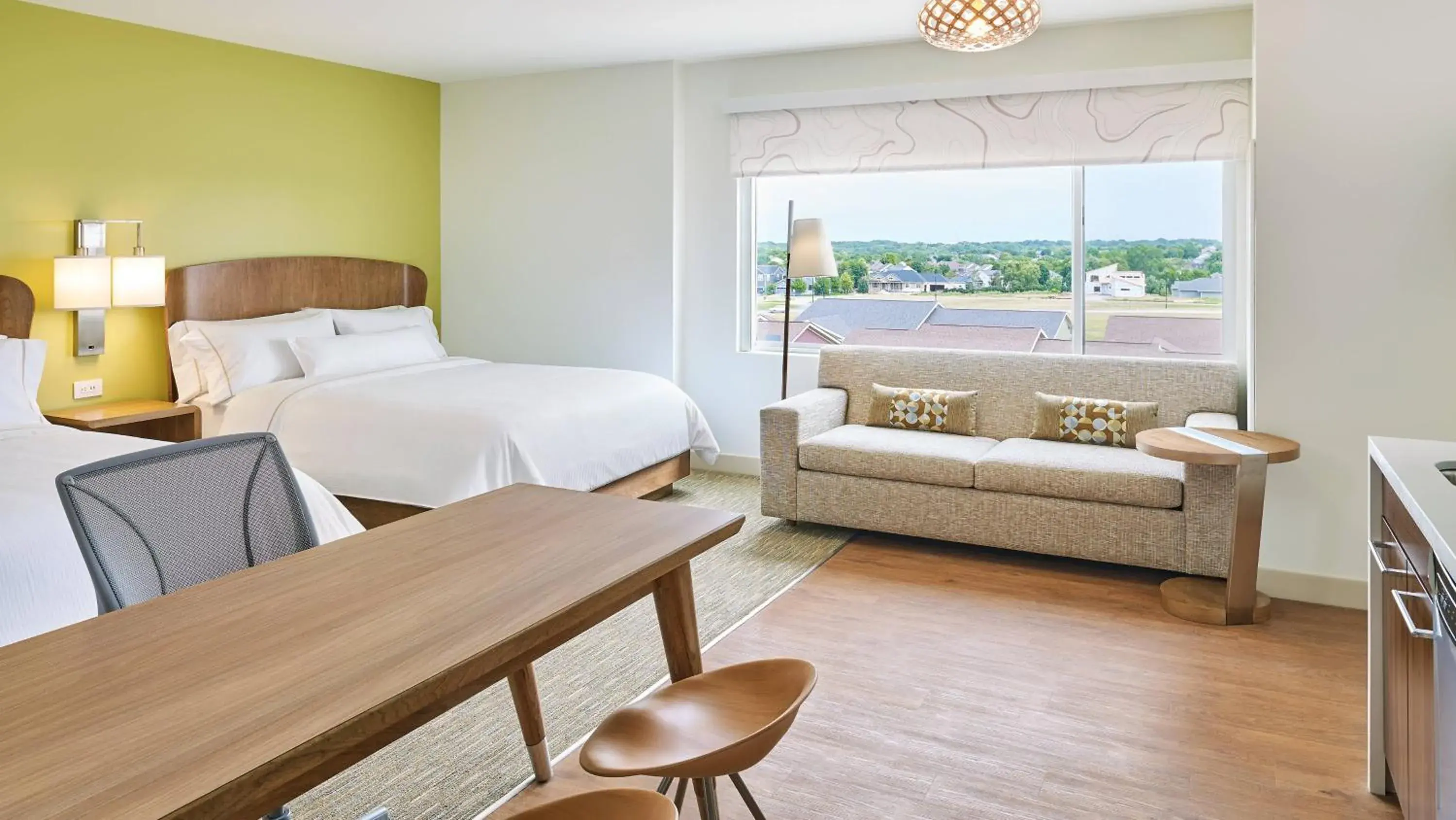 Studio Double Queen, Guest room, 2 Queen in Element West Des Moines Studio Double Queen, Guest room, 2 Queen in Element West Des Moines