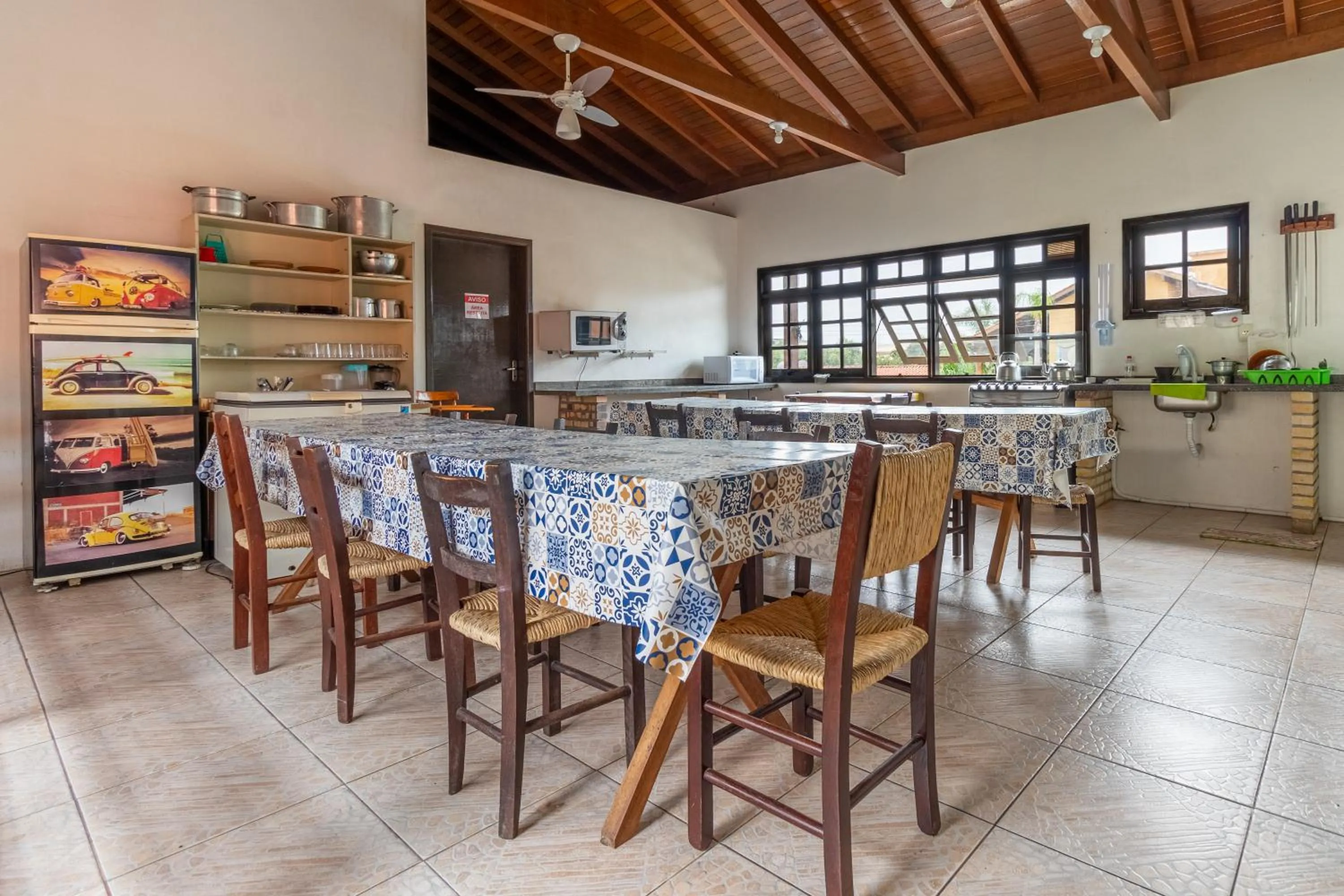 BBQ facilities in Pousada Baleia Franca