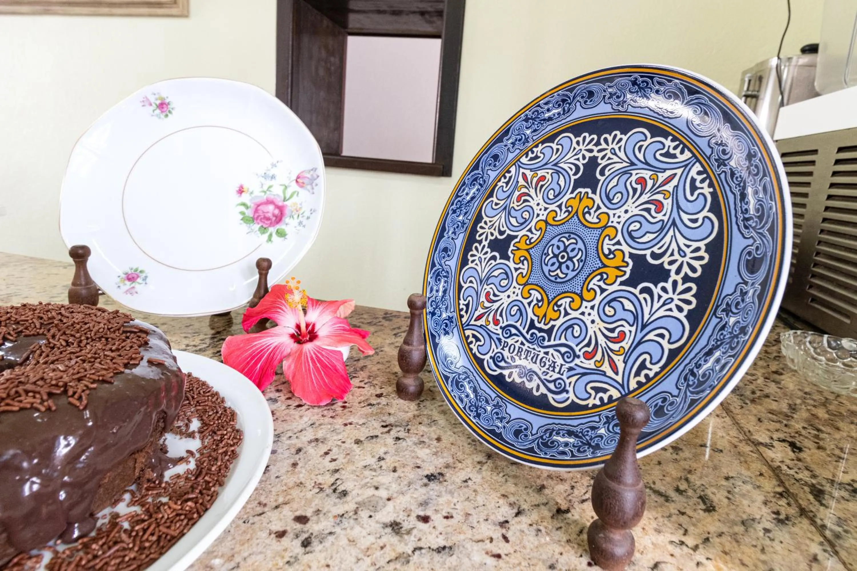 Decorative detail in Pousada Baleia Franca