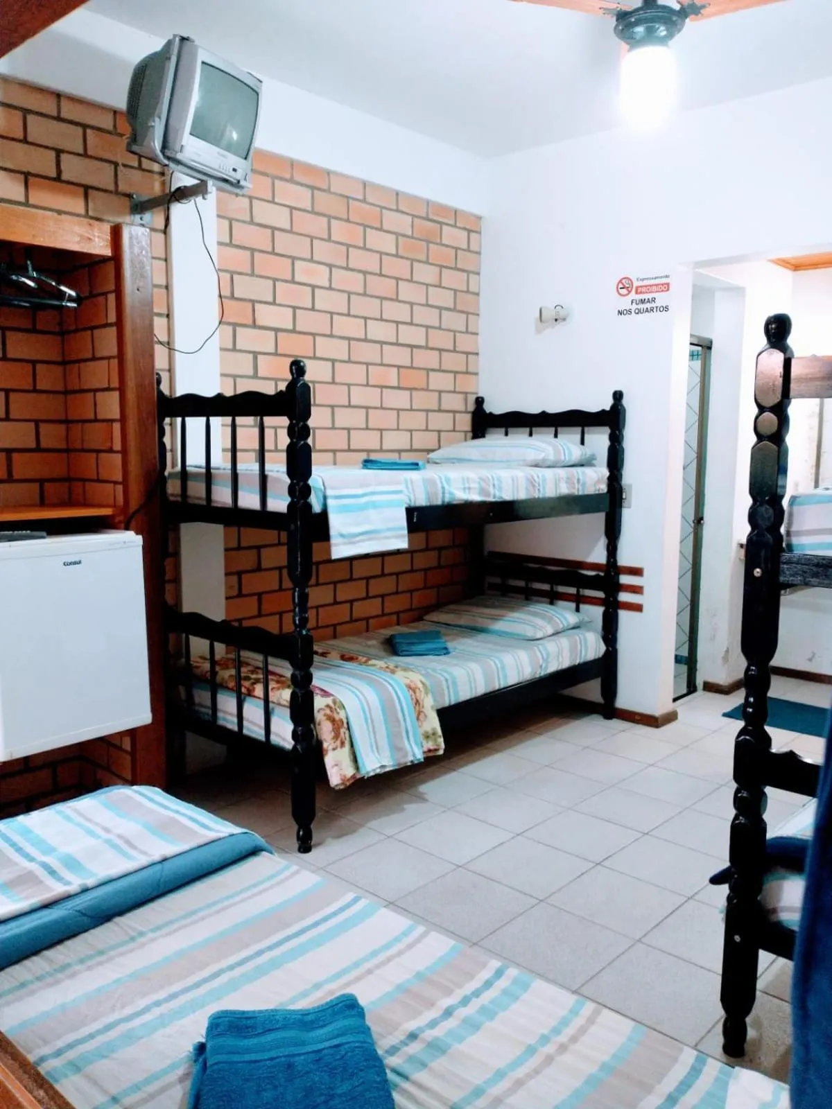 Bedroom, Bed in Pousada Baleia Franca