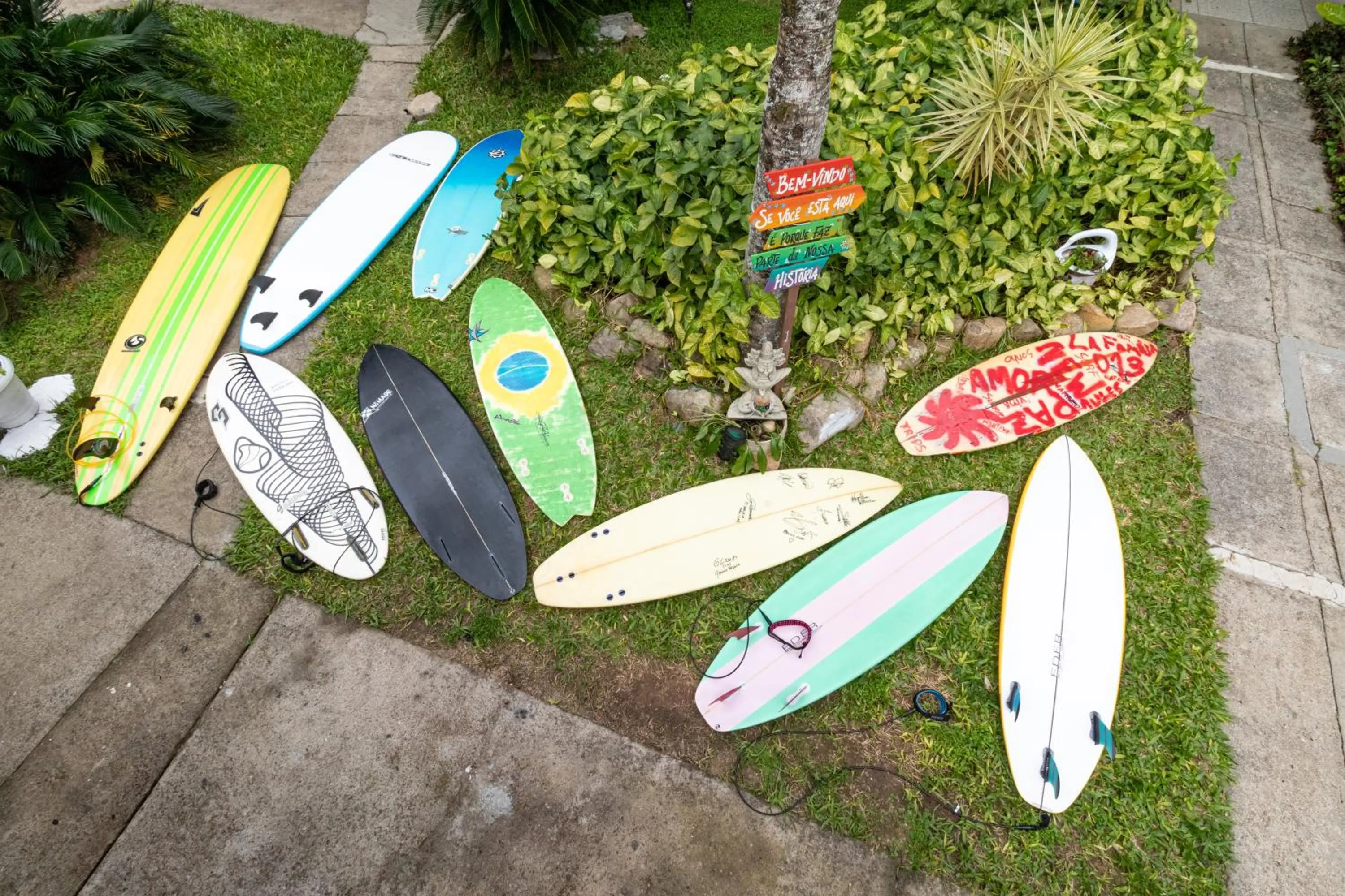 Garden in Pousada Baleia Franca