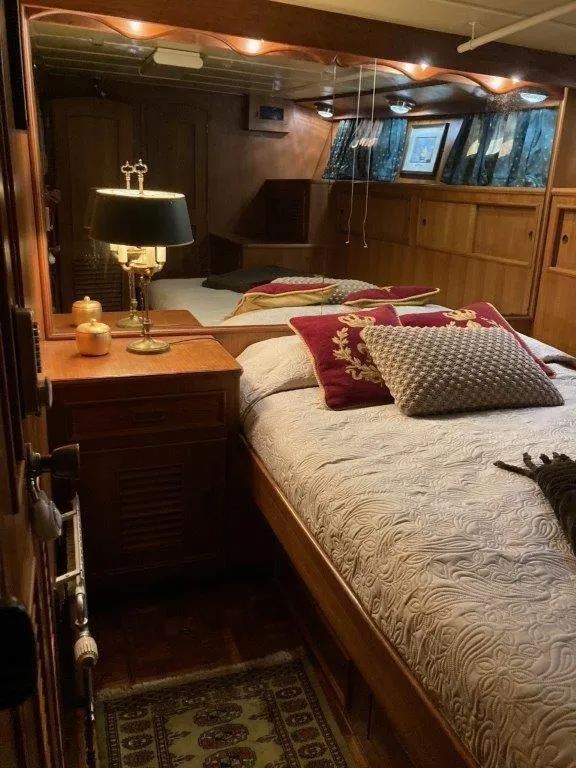 Bedroom, Bed in Mälardrottningen Yacht Hotel