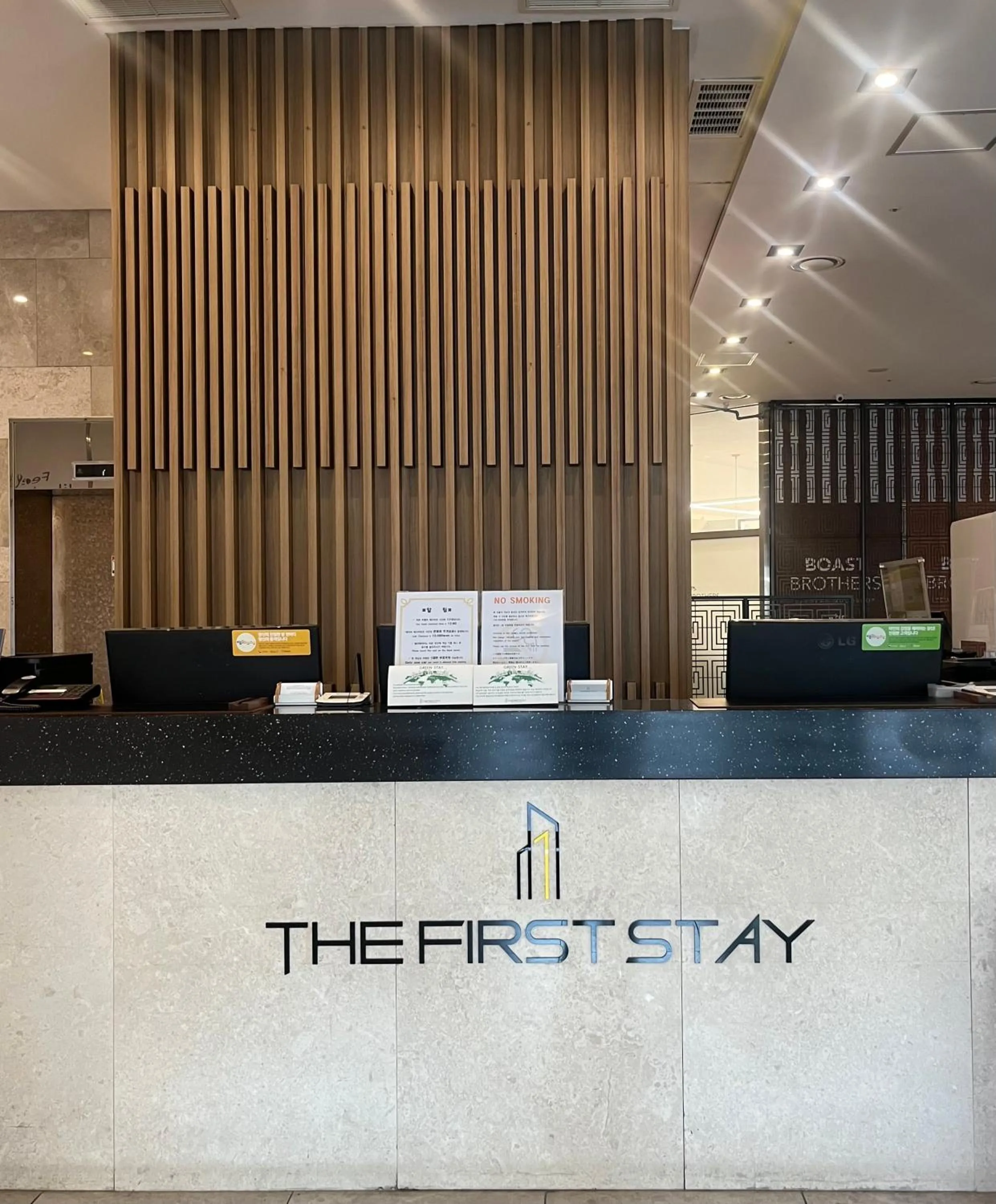 Lobby or reception in The First Stay Hotel