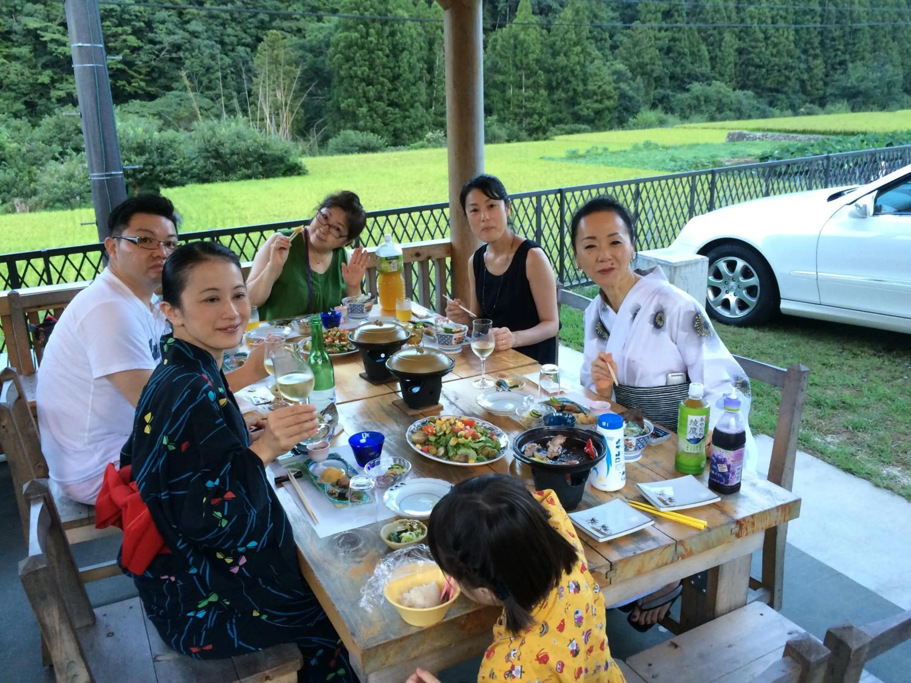 Balcony/Terrace in Minshuku Ryokan Kawai